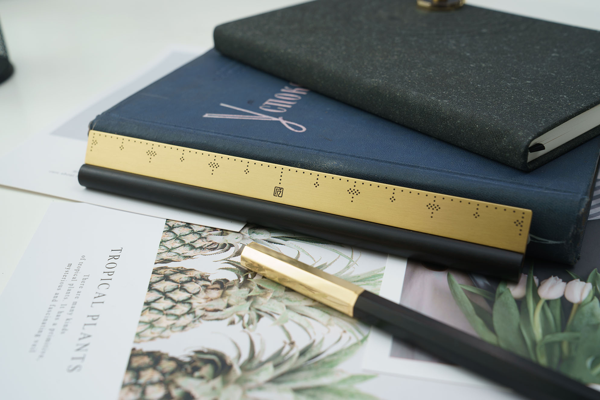 Craftsmanship，Stationery，Contemplative ruler，ruler，original，Cultural creation，