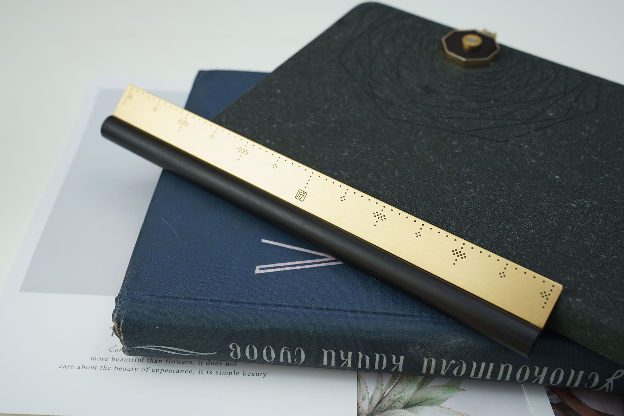 Craftsmanship，Stationery，Contemplative ruler，ruler，original，Cultural creation，