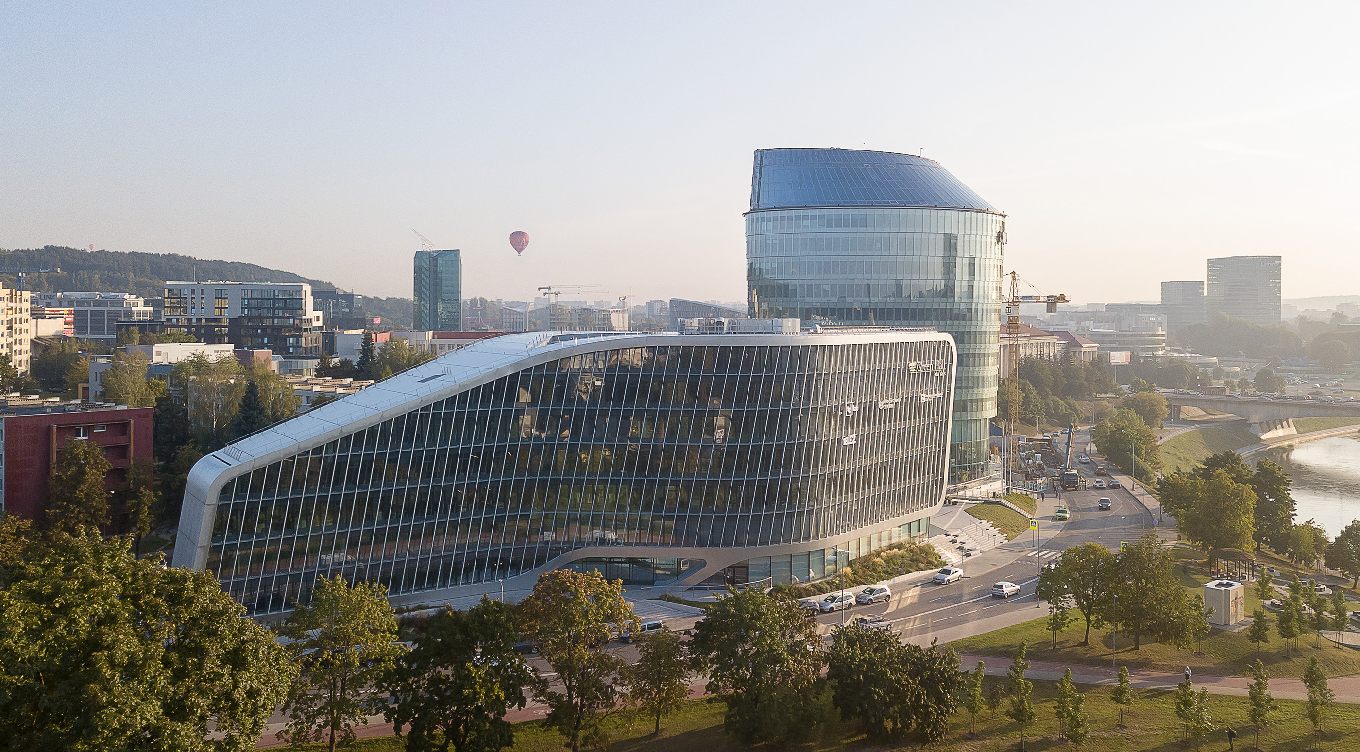 Green Hall 2，Architectural design，Business Centre，