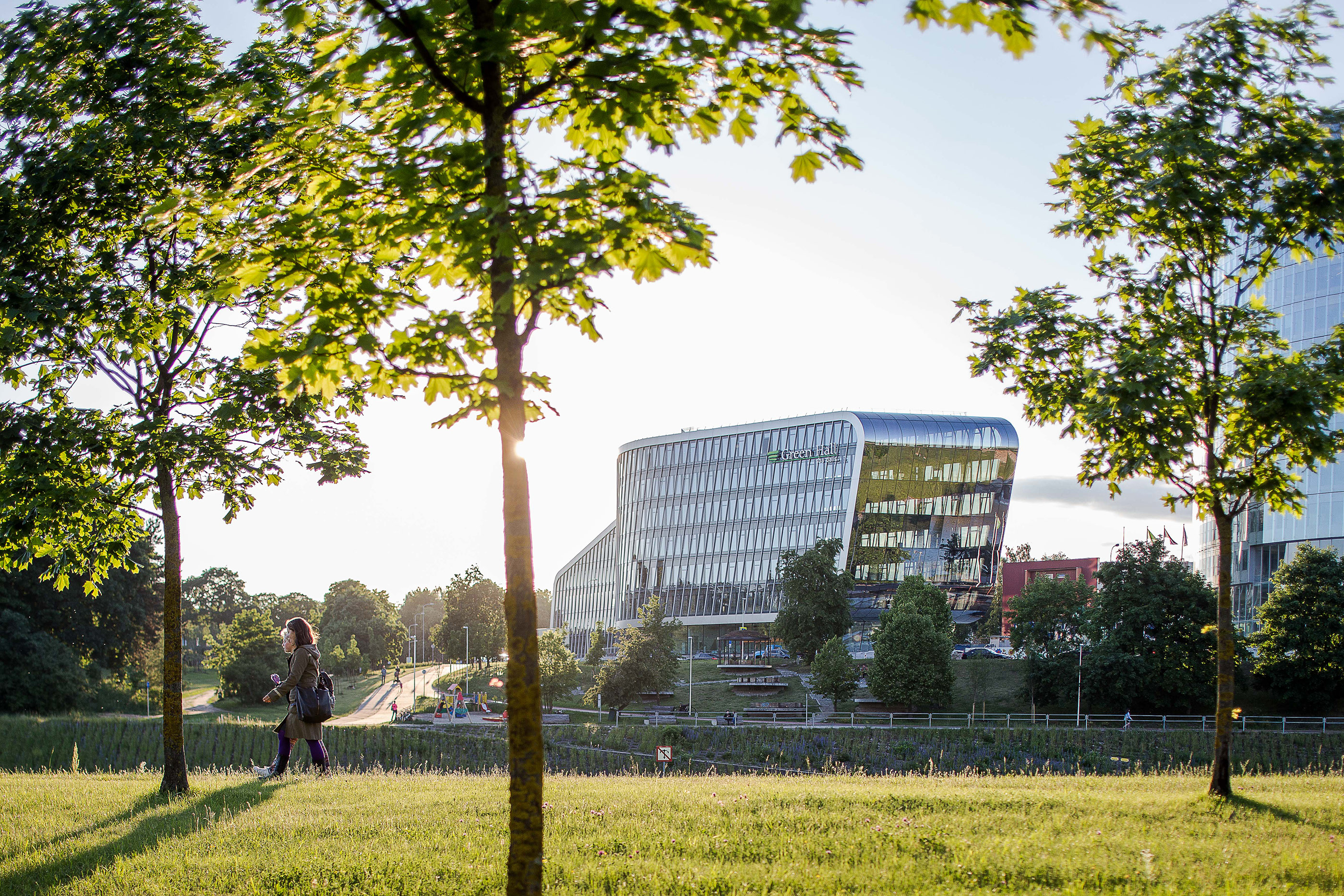 Green Hall 2，Architectural design，Business Centre，