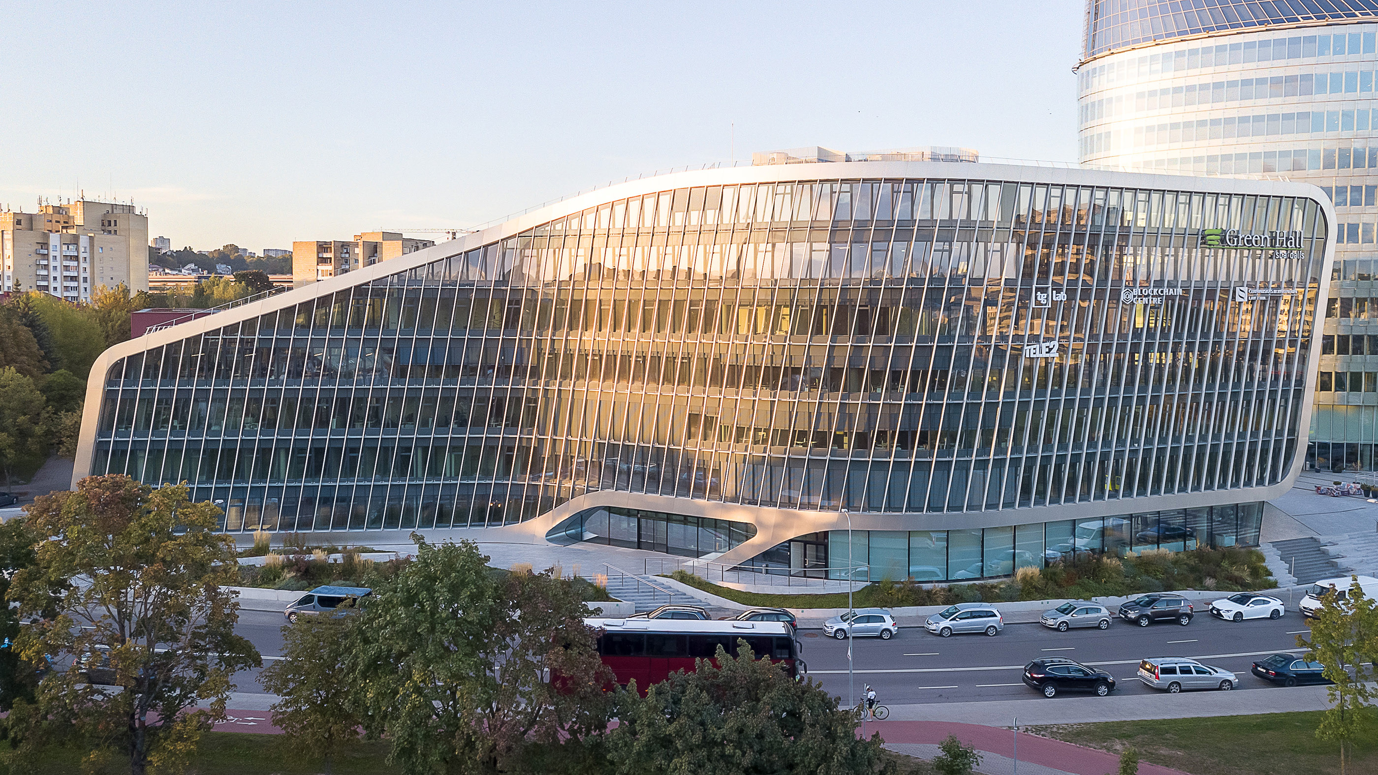 Green Hall 2，Architectural design，Business Centre，