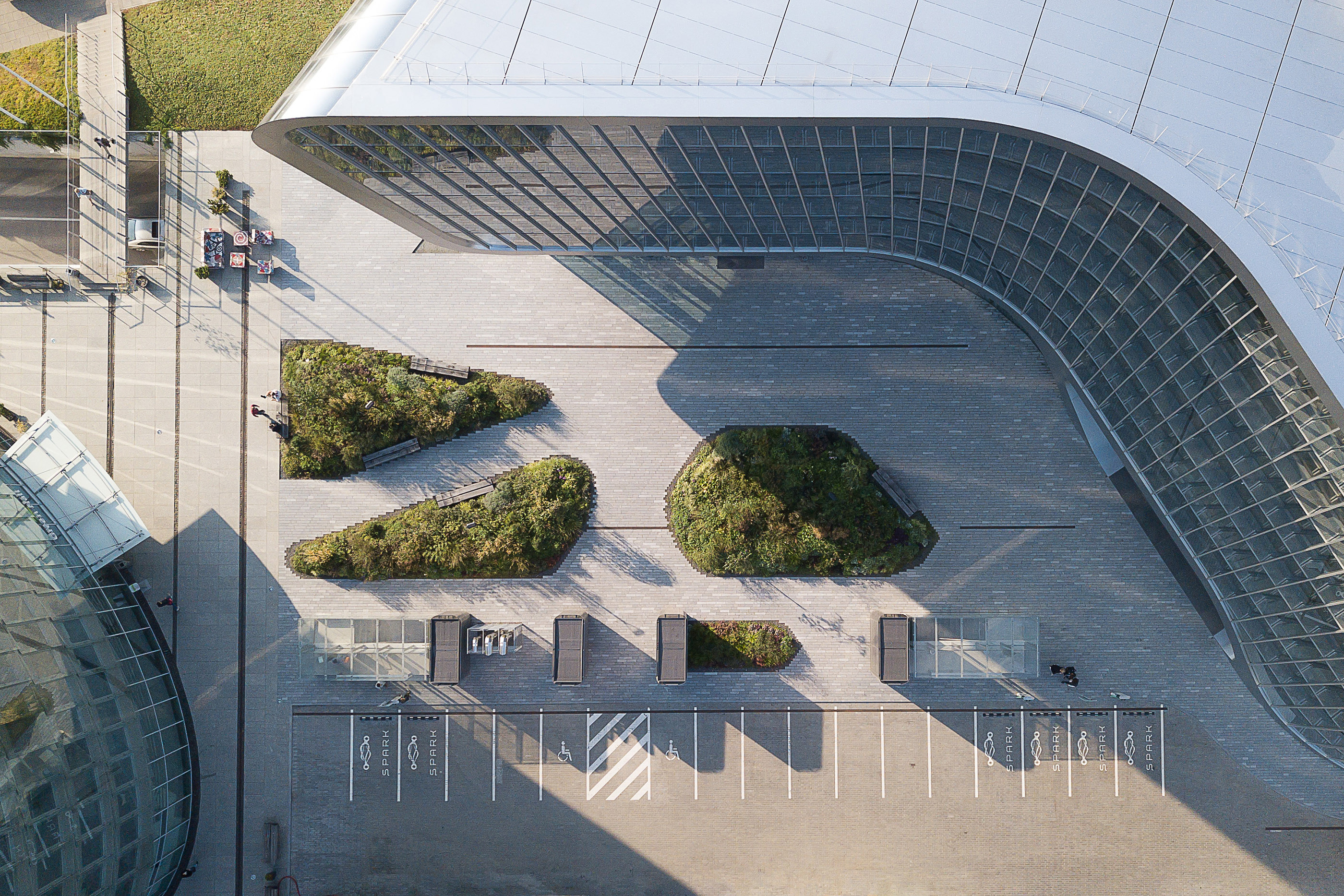 Green Hall 2，Architectural design，Business Centre，