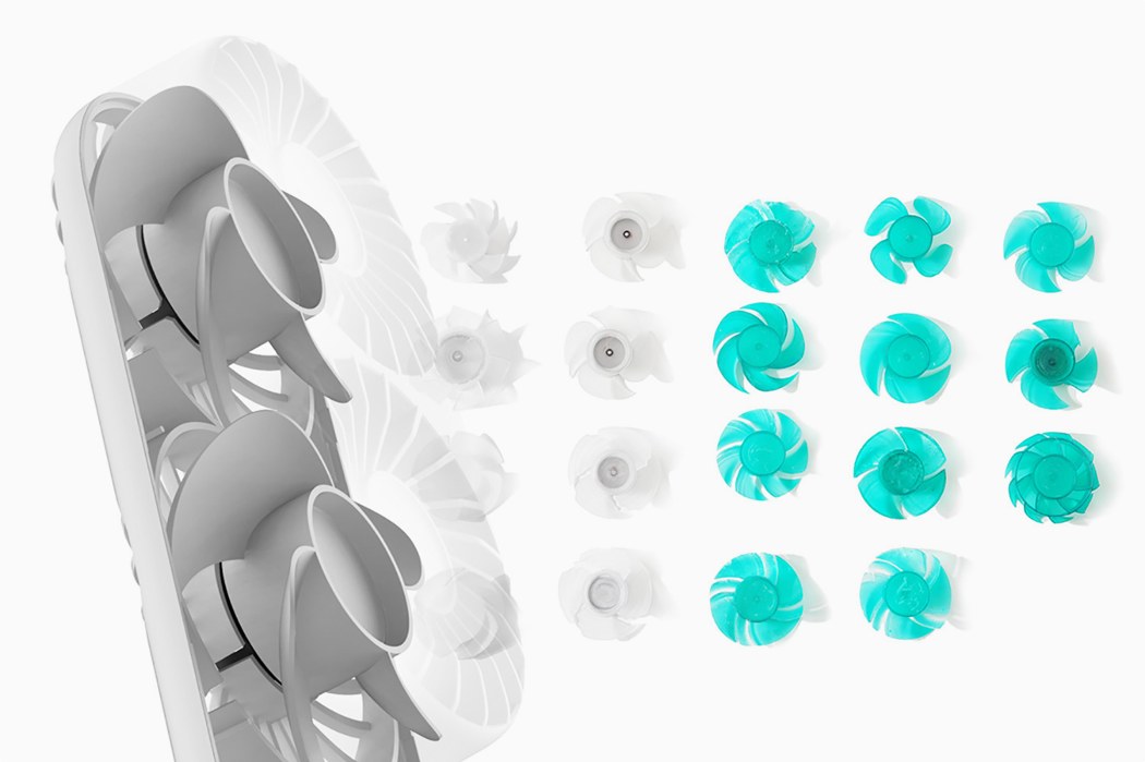 Twin Fan，electric fan，Pink，