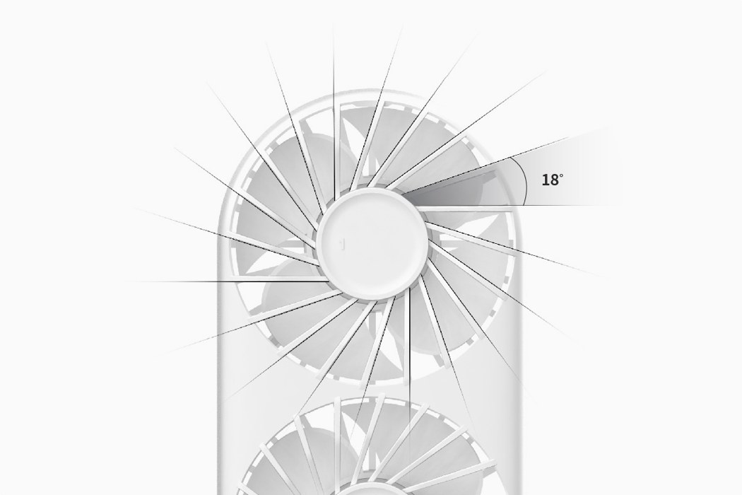 Twin Fan，electric fan，Pink，