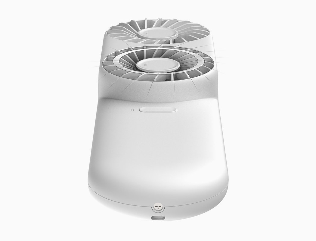 Twin Fan，electric fan，Pink，