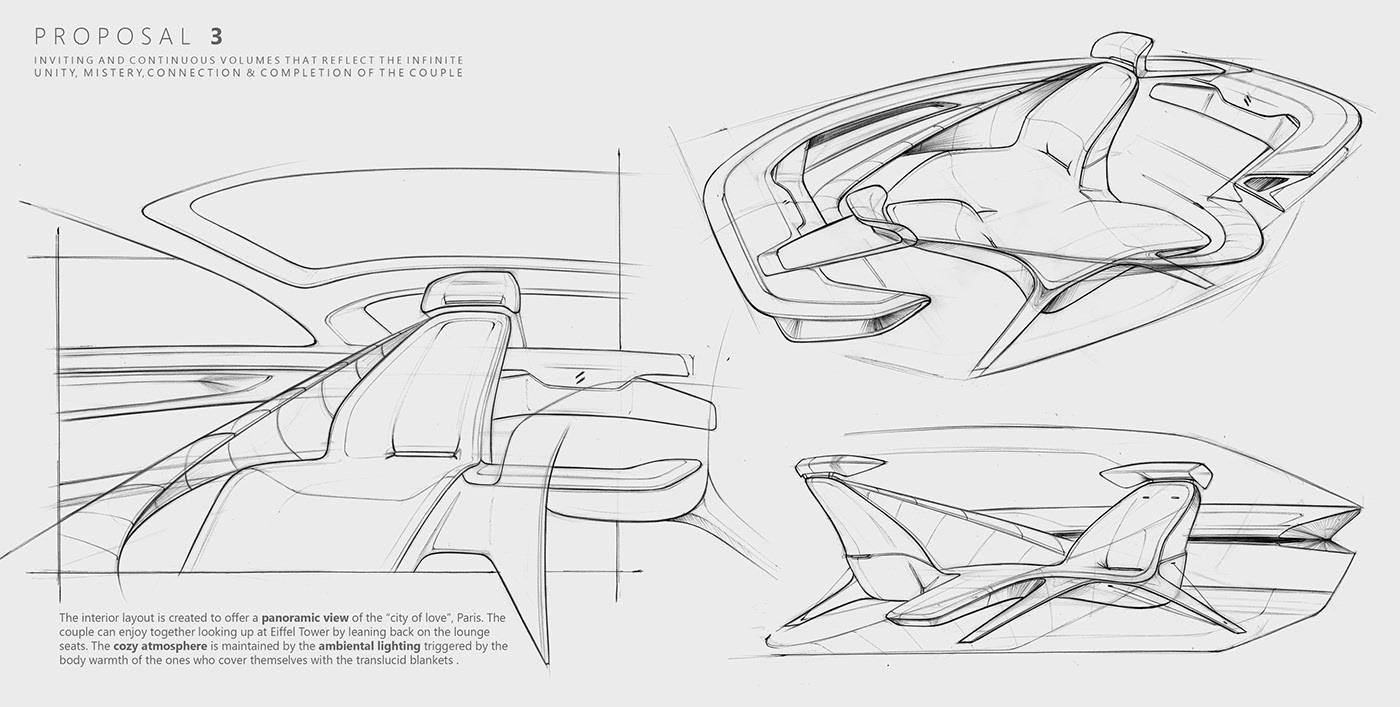 Rendering，Hand drawn manuscript，Intimacy，Concept Car，vehicle，