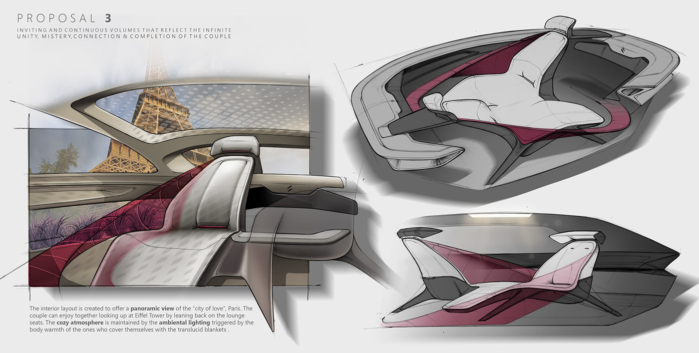 Rendering，Hand drawn manuscript，Intimacy，Concept Car，vehicle，