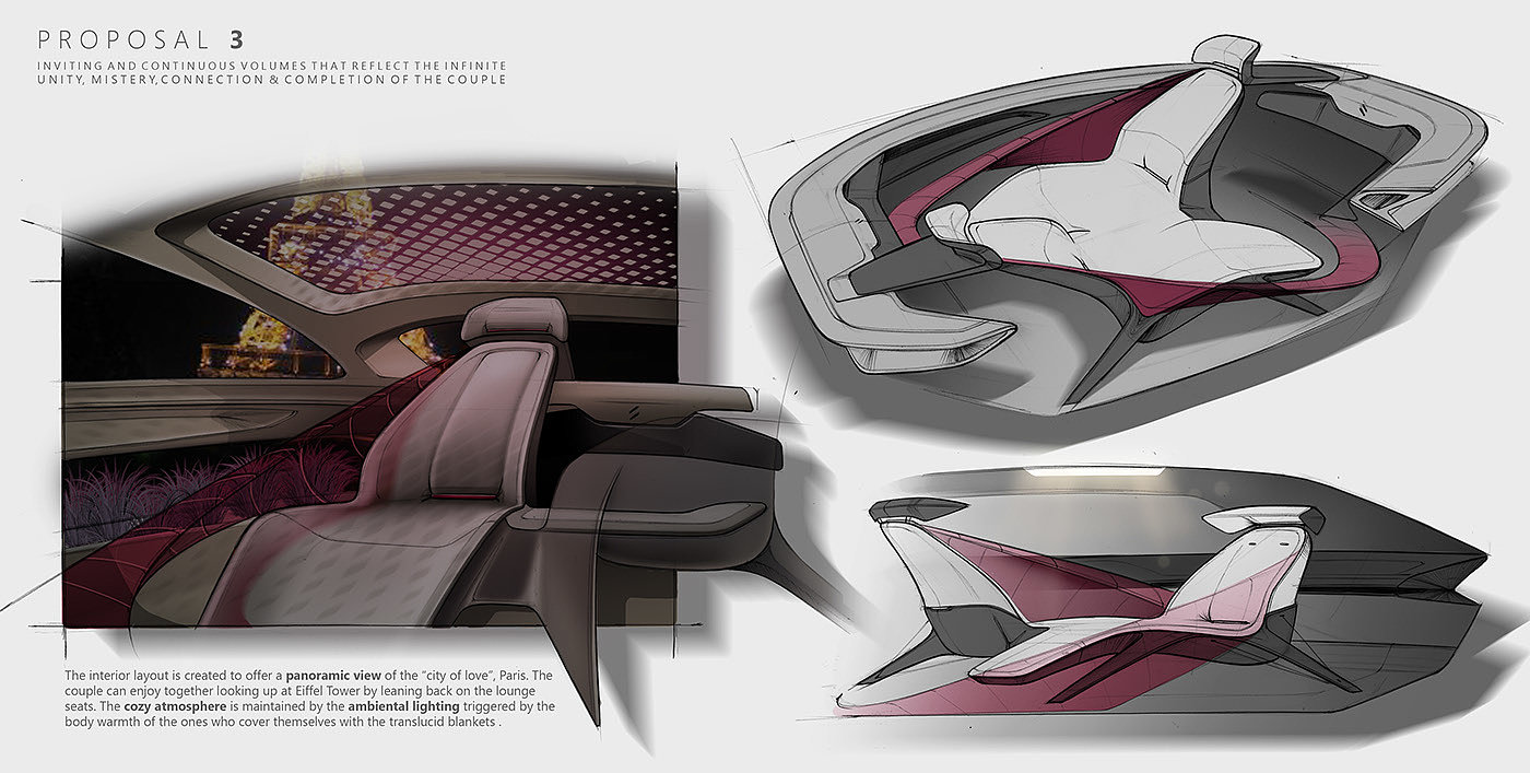 Rendering，Hand drawn manuscript，Intimacy，Concept Car，vehicle，