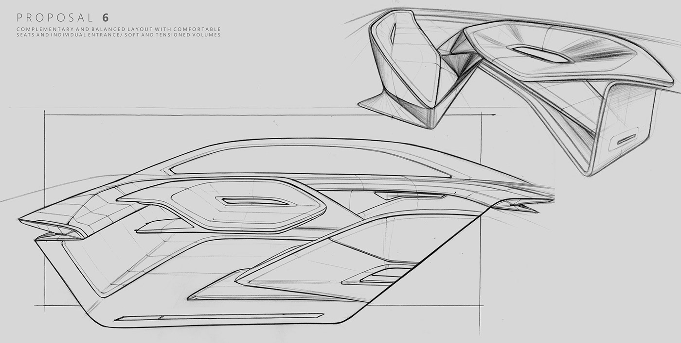 Rendering，Hand drawn manuscript，Intimacy，Concept Car，vehicle，