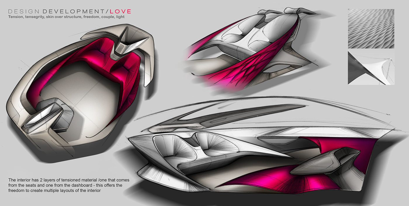 Rendering，Hand drawn manuscript，Intimacy，Concept Car，vehicle，