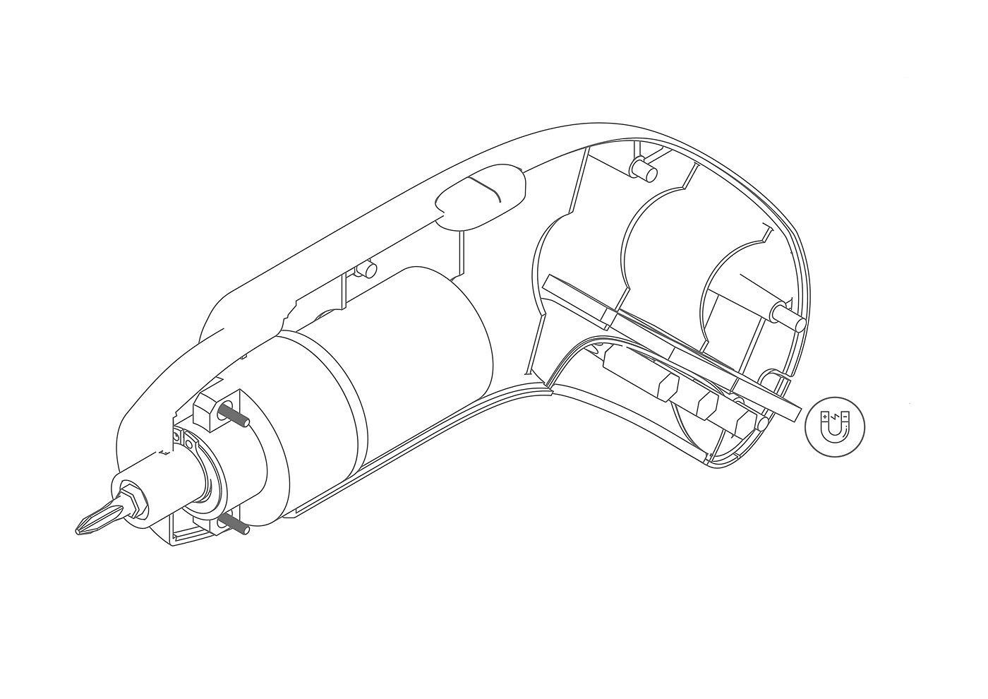 Electric drill，Light weight，Loss prevention，løse，