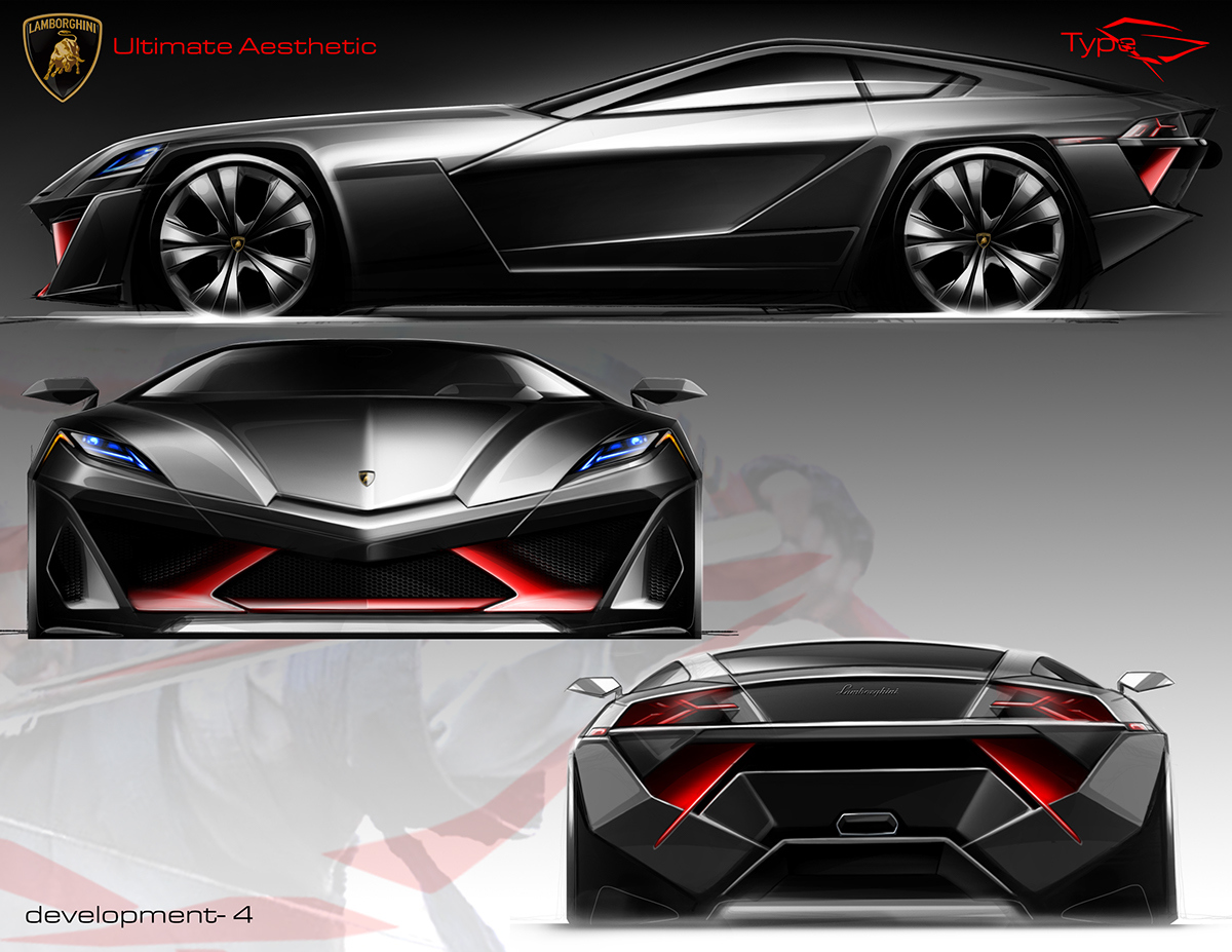 intelligence，Sharp shape，automobile，science and technology，Lamborghini，