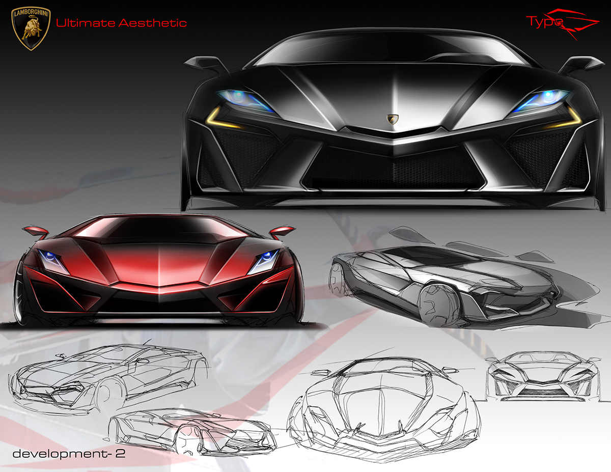 intelligence，Sharp shape，automobile，science and technology，Lamborghini，