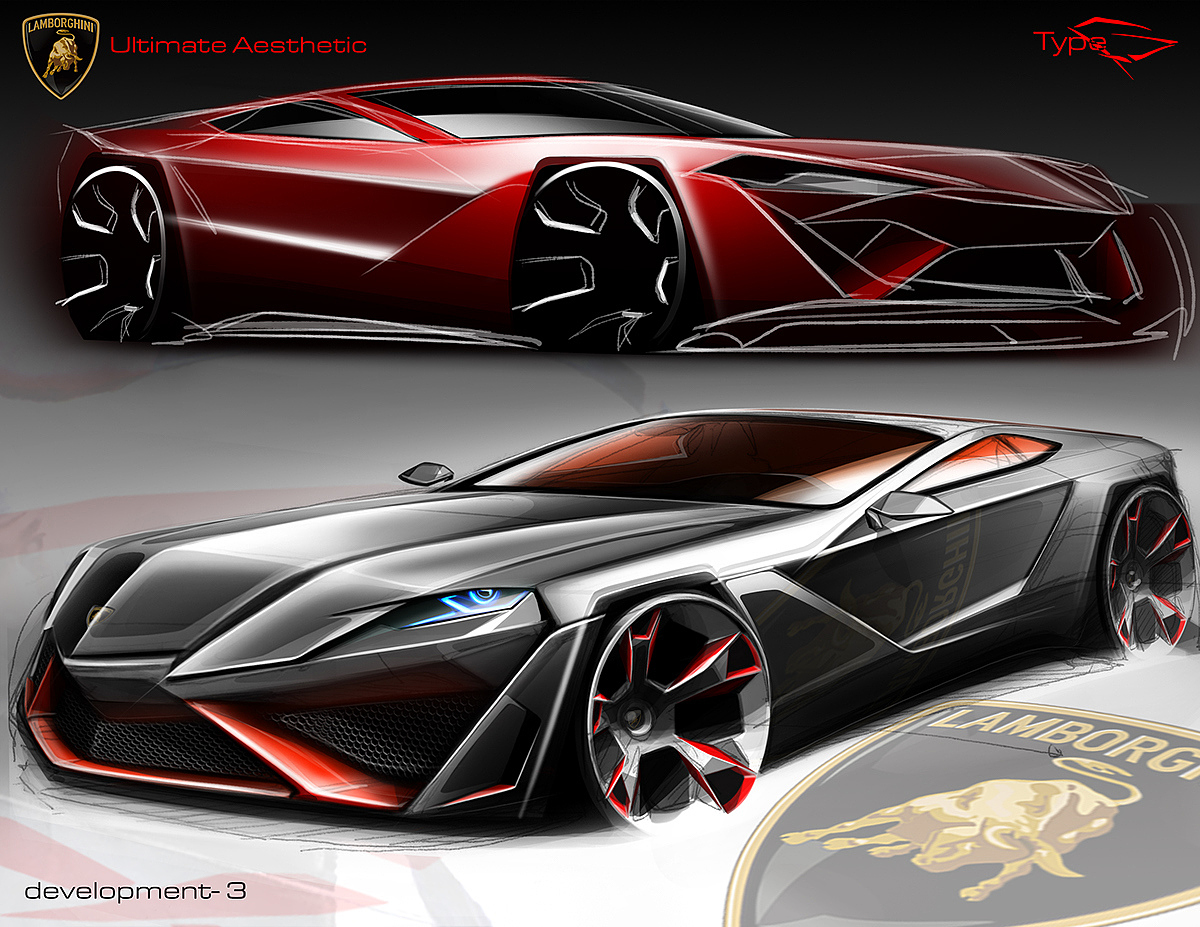 intelligence，Sharp shape，automobile，science and technology，Lamborghini，