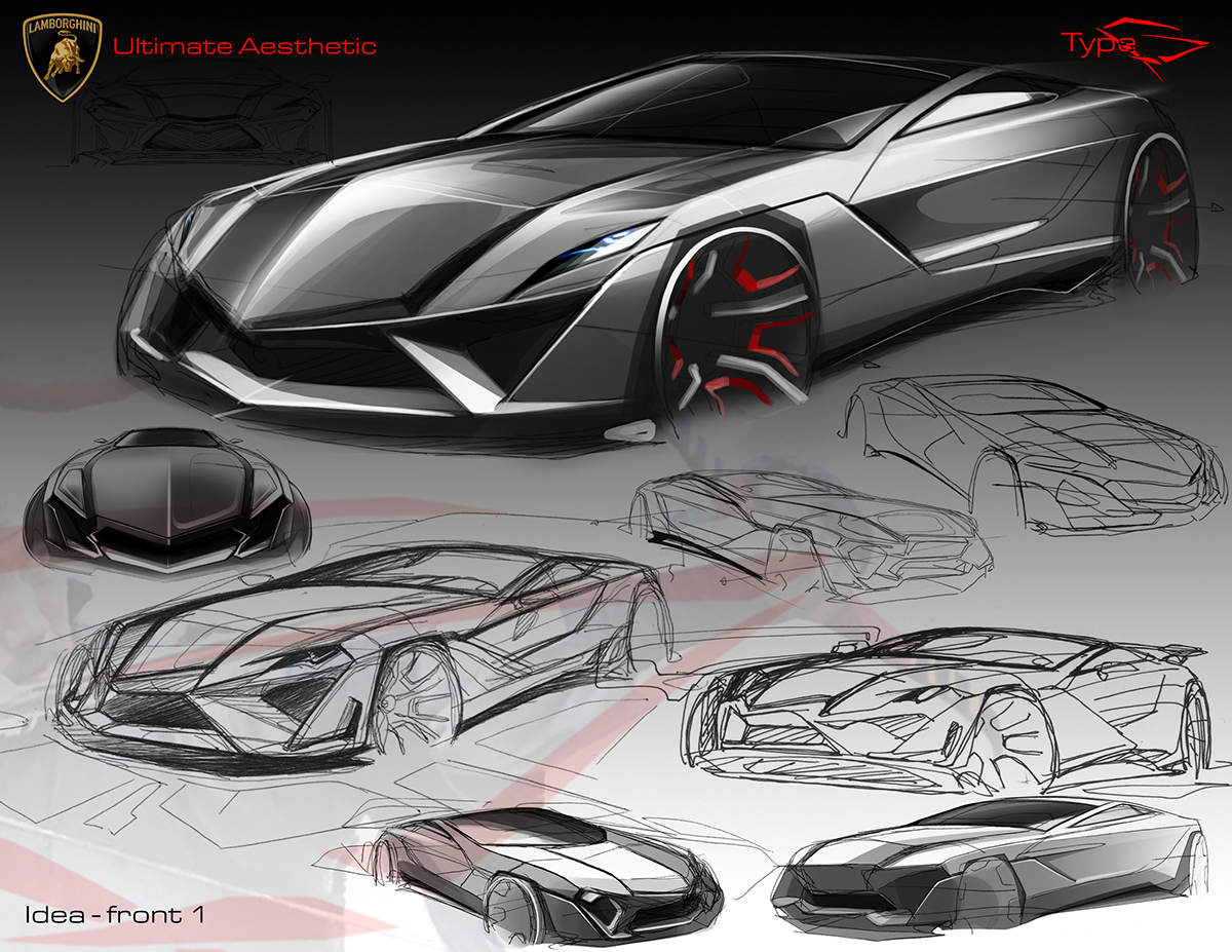 intelligence，Sharp shape，automobile，science and technology，Lamborghini，