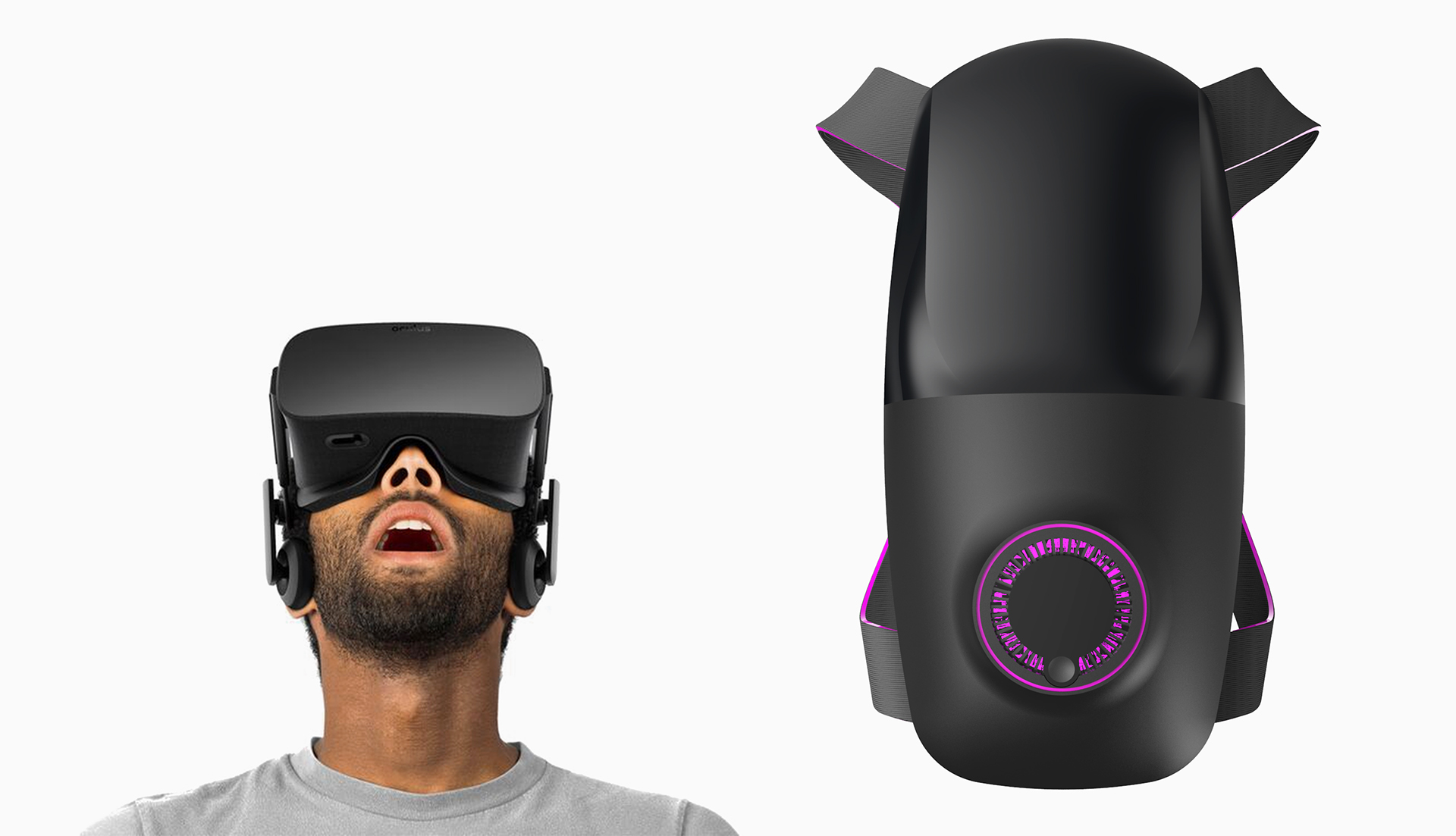 VR computer bag，black，industrial design，Backpack，Virtual reality computer backpack，knapsack，