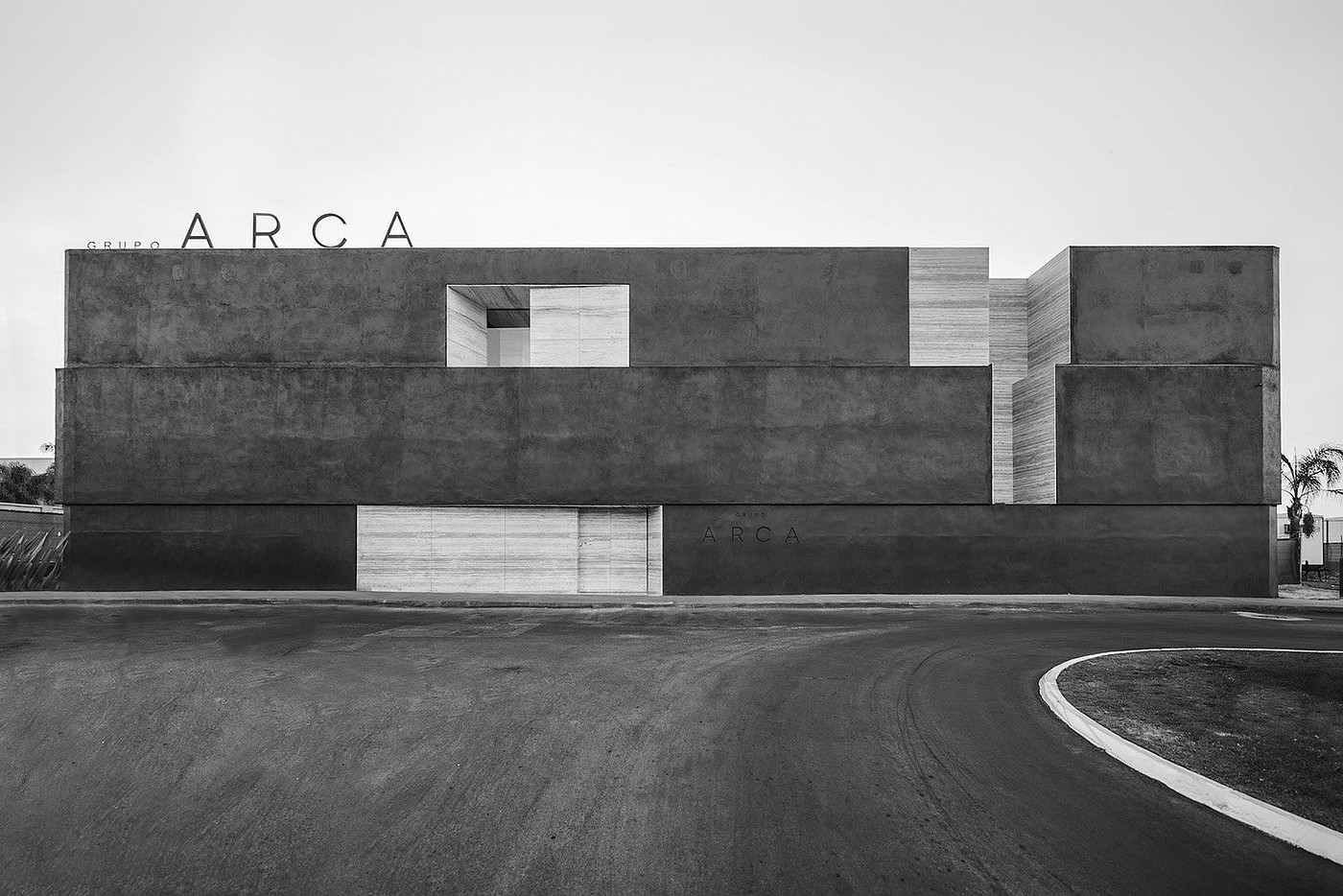 展厅，Grupo Arca，景观，建筑，原材料，