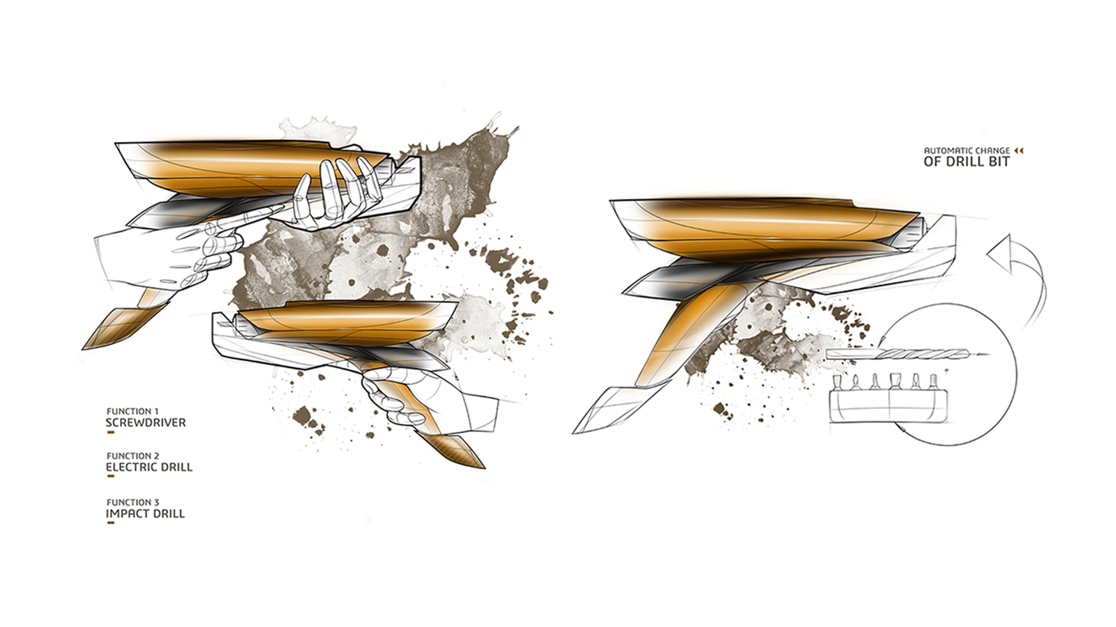 Hand drawn，Product renderings，wacom ，Electric drawing，