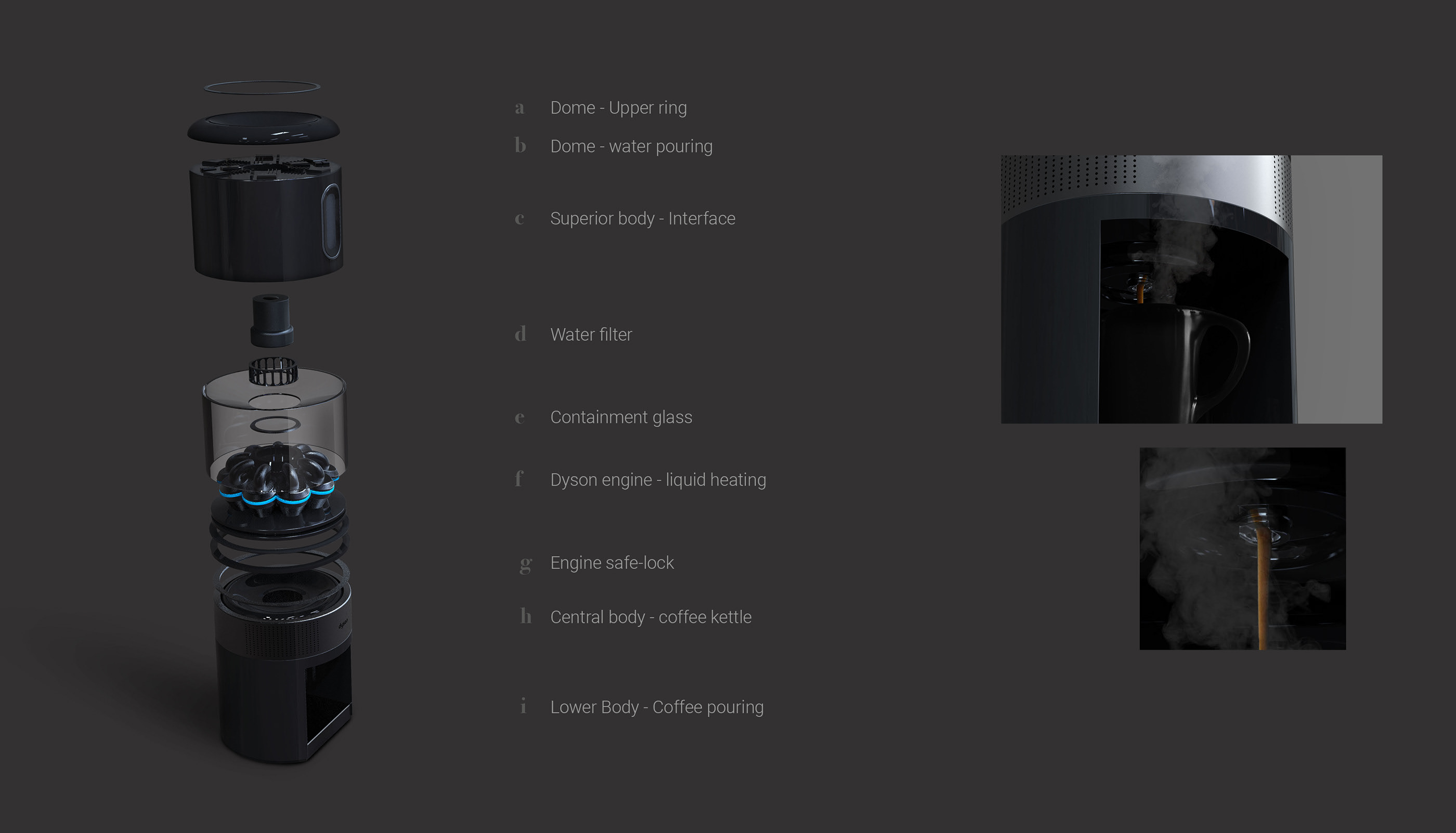 AROMA -，Coffee machine，black，