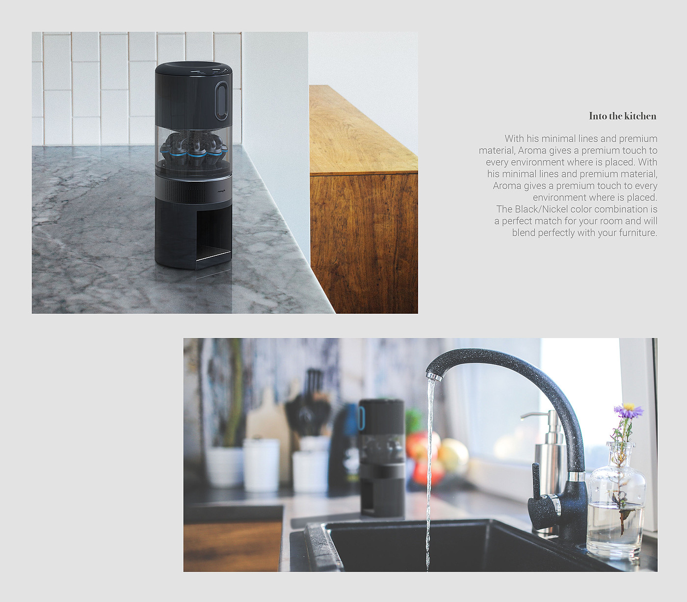 AROMA -，Coffee machine，black，