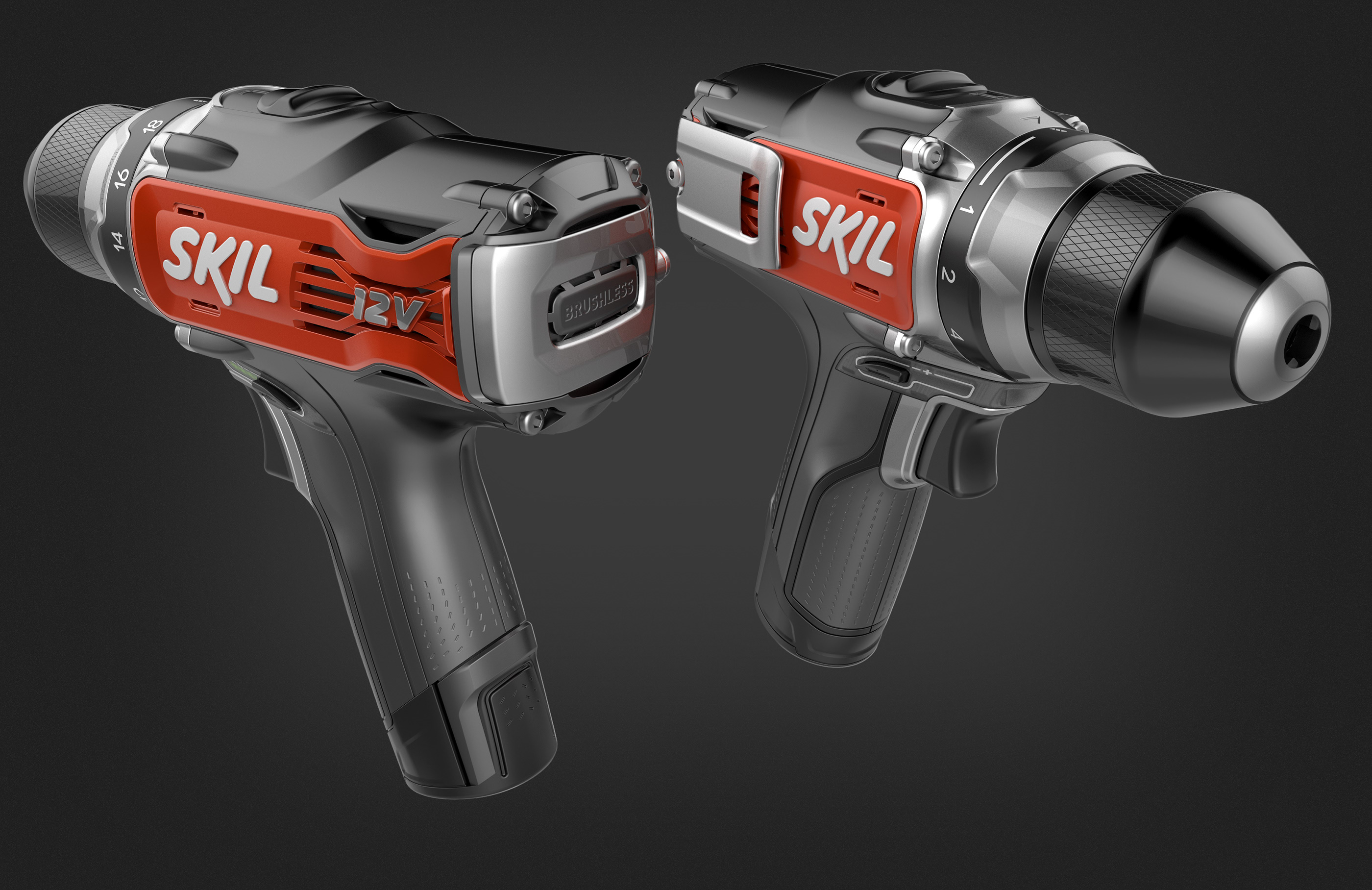 Drill，Electric drill，black，