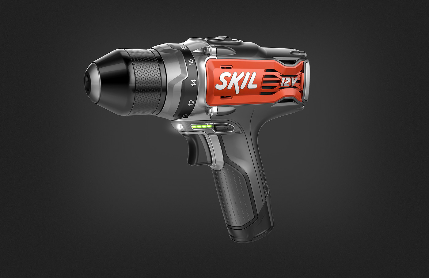 Drill，Electric drill，black，