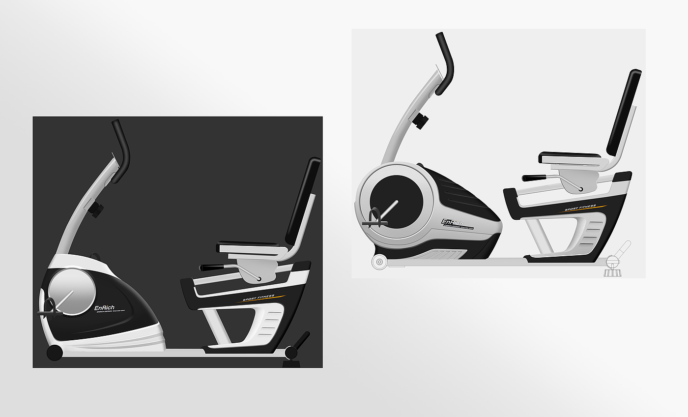 Car Watch - concept exercise bike，