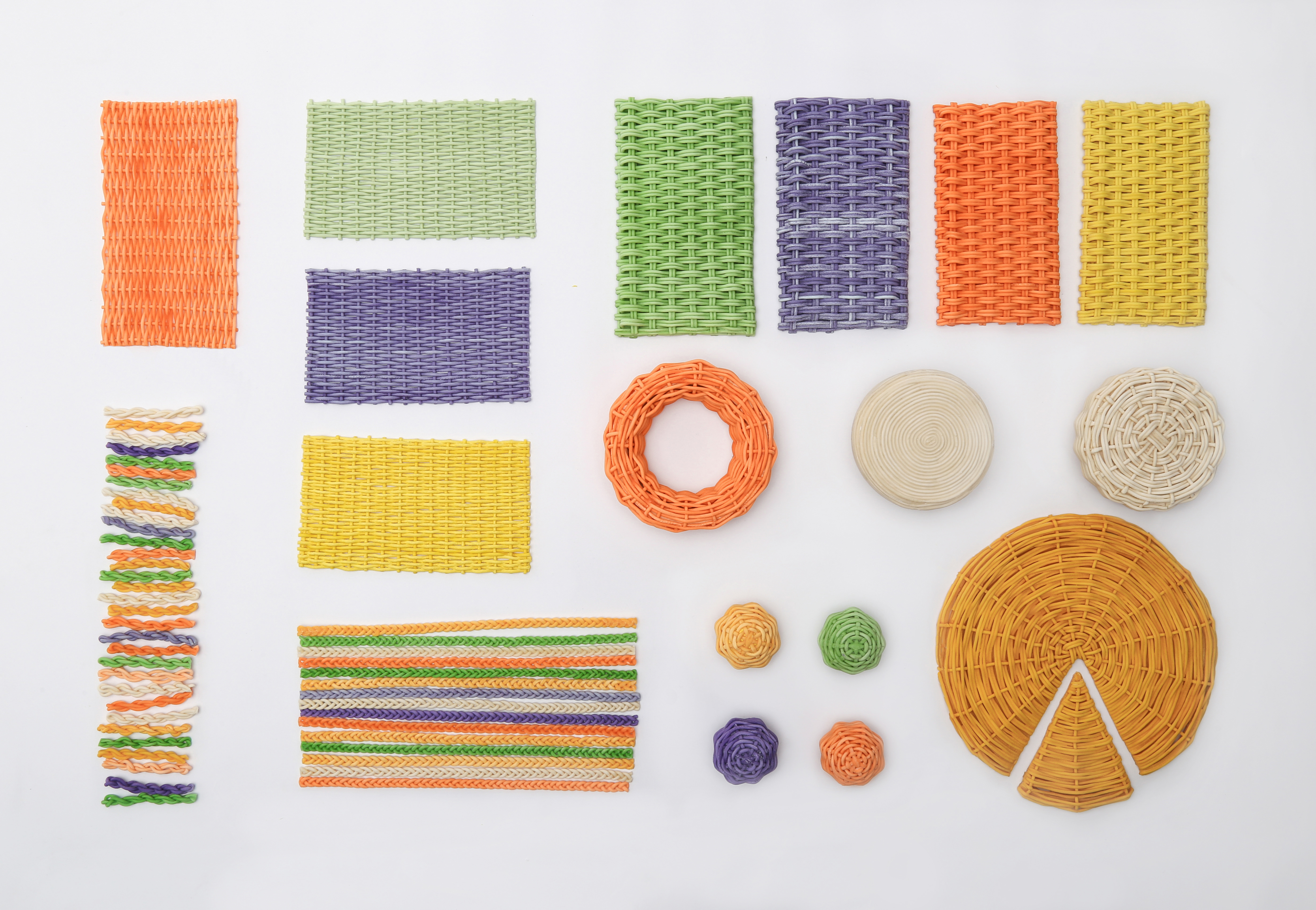 Noodles, weaving, food design，