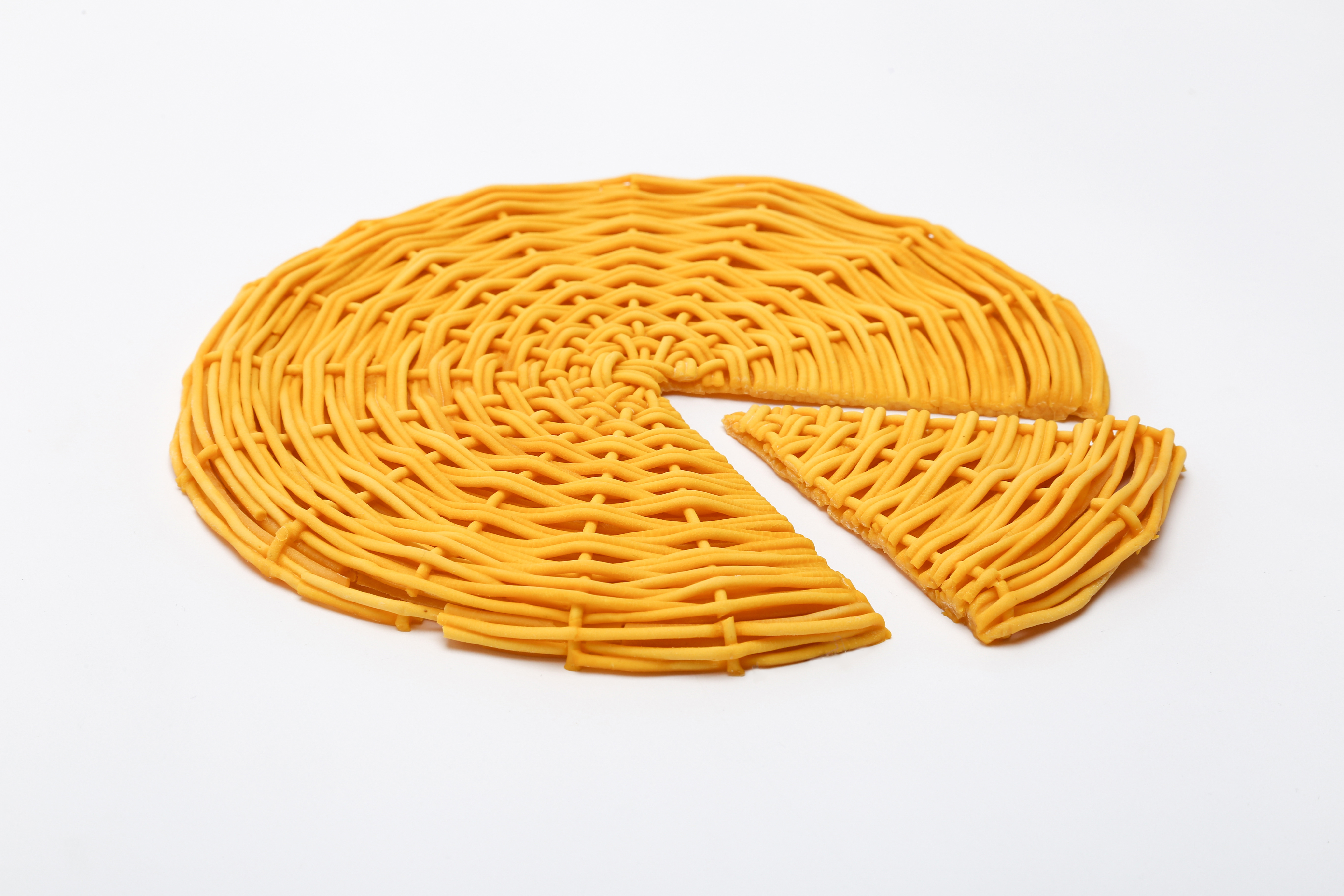 Noodles, weaving, food design，
