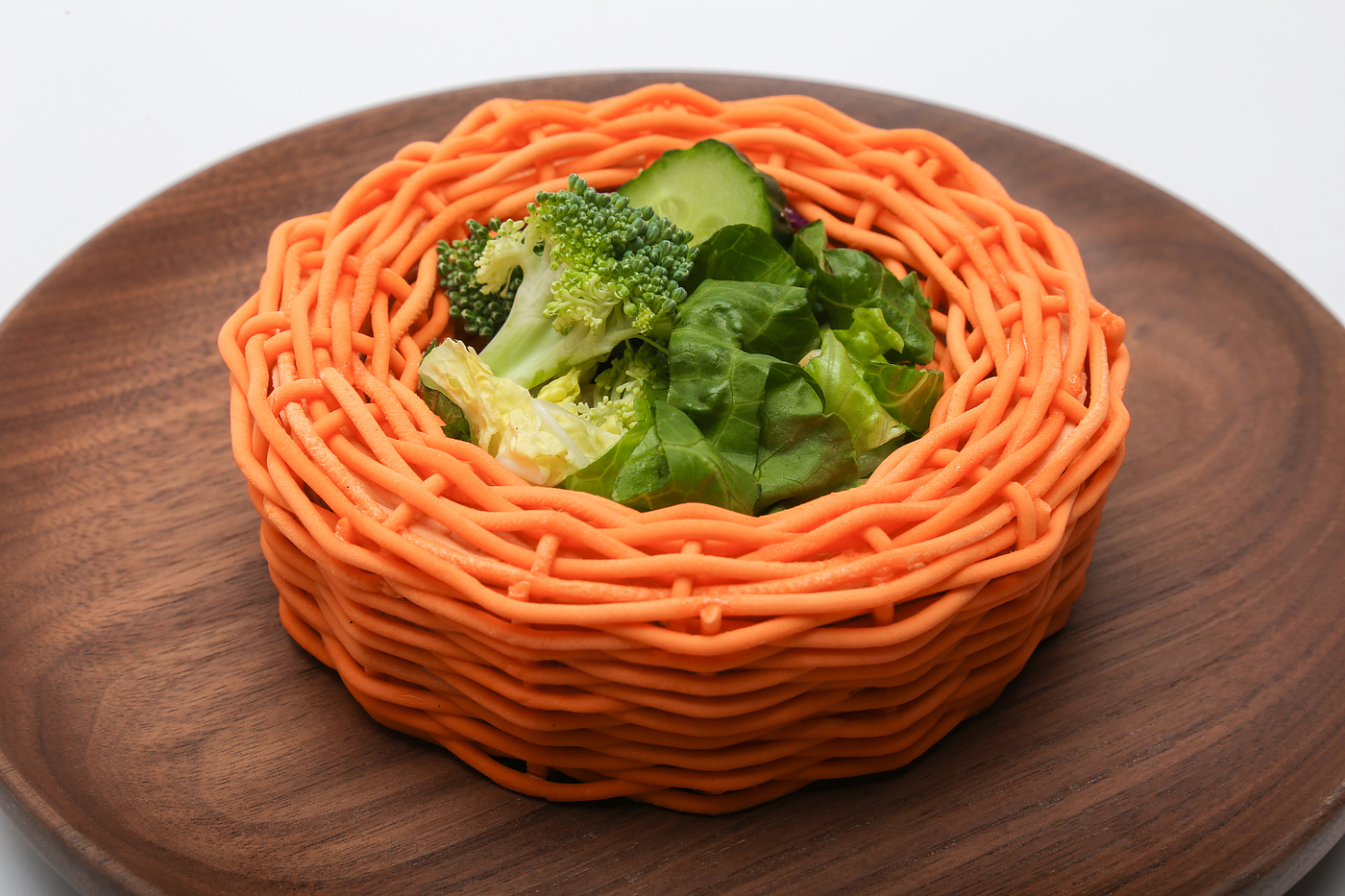 Noodles, weaving, food design，