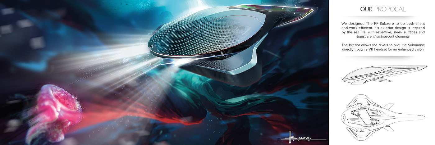Faraday Future，virtual reality，vr，deep-sea exploration ，