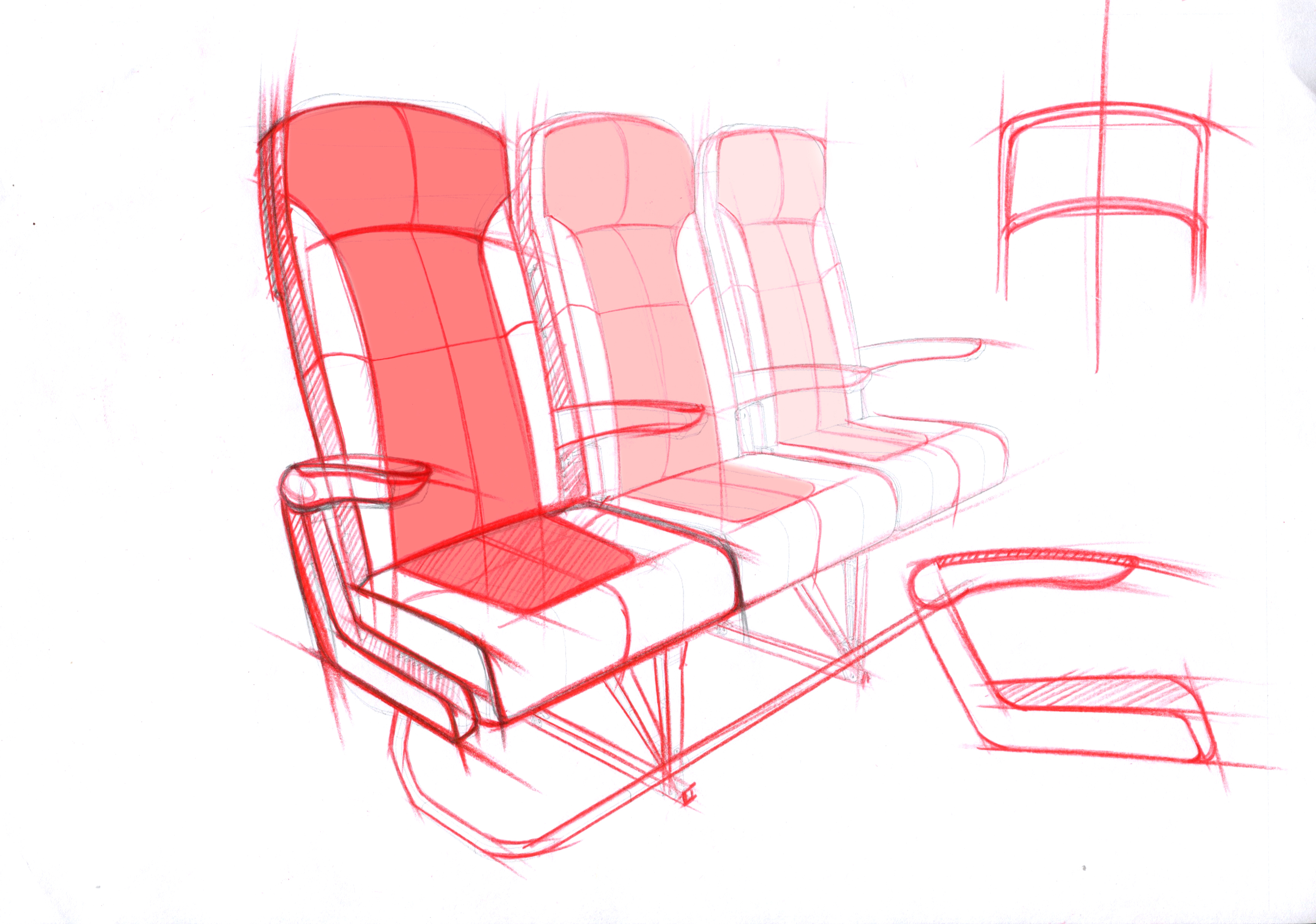 Vehicle, seat, interior decoration，