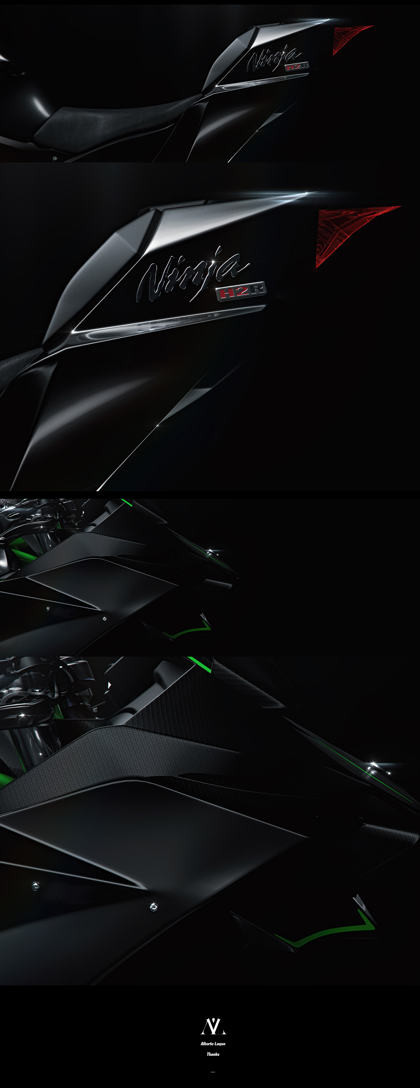 ps，vray，3d，Rendering，motorcycle，