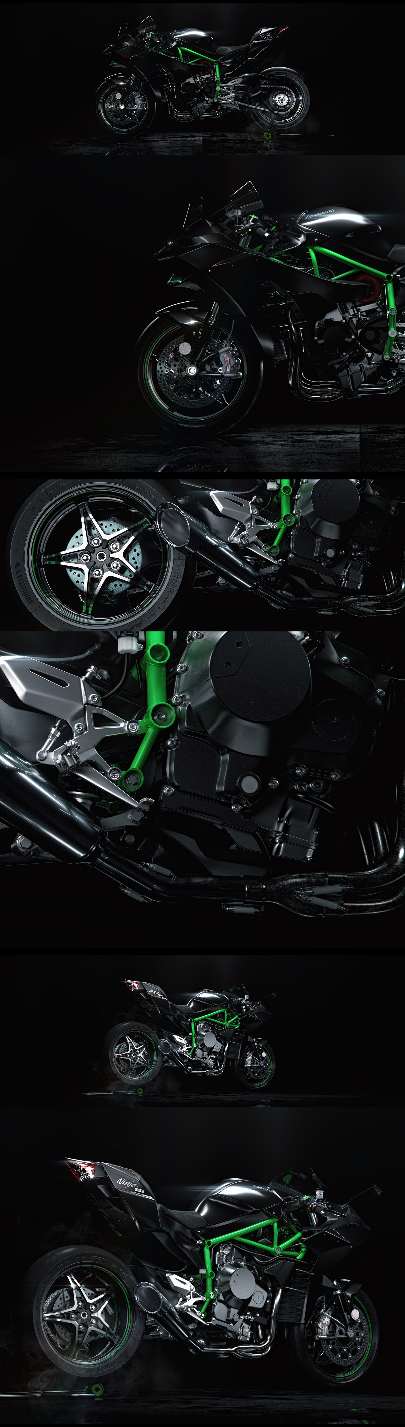 ps，vray，3d，Rendering，motorcycle，