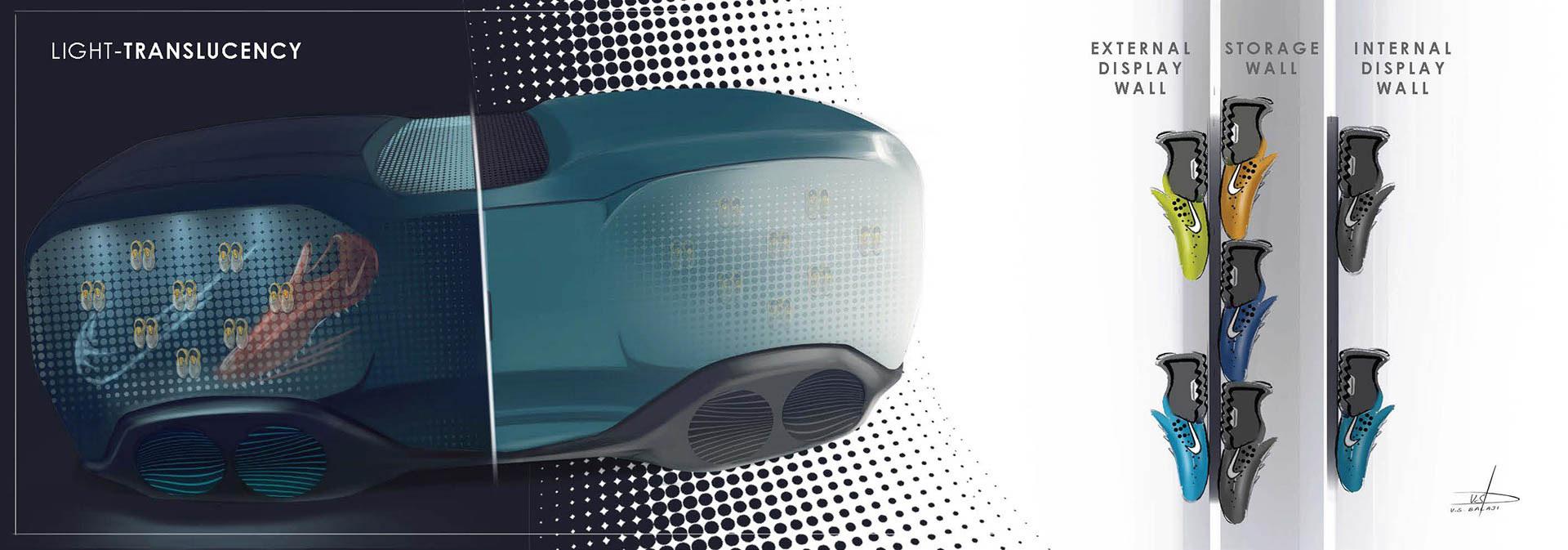 concept，innovate，nike，Shopping truck，