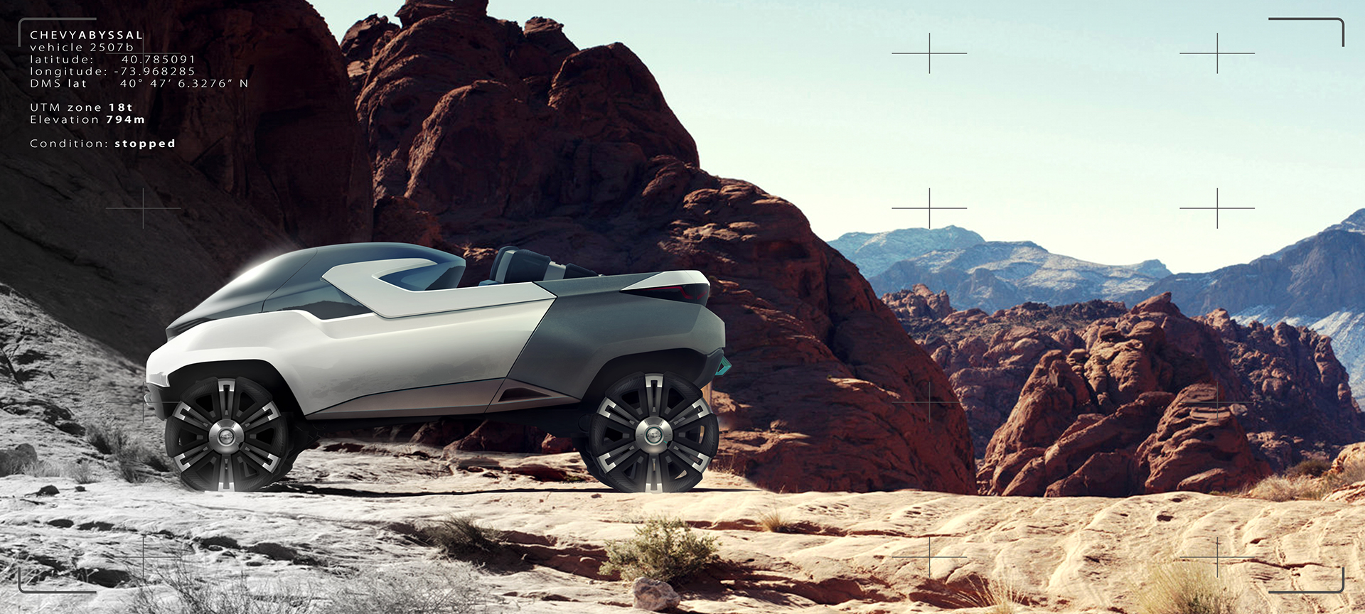 Automatic design，industrial design，illustration，Chevrolet deep sea，Chevrolet，automobile，