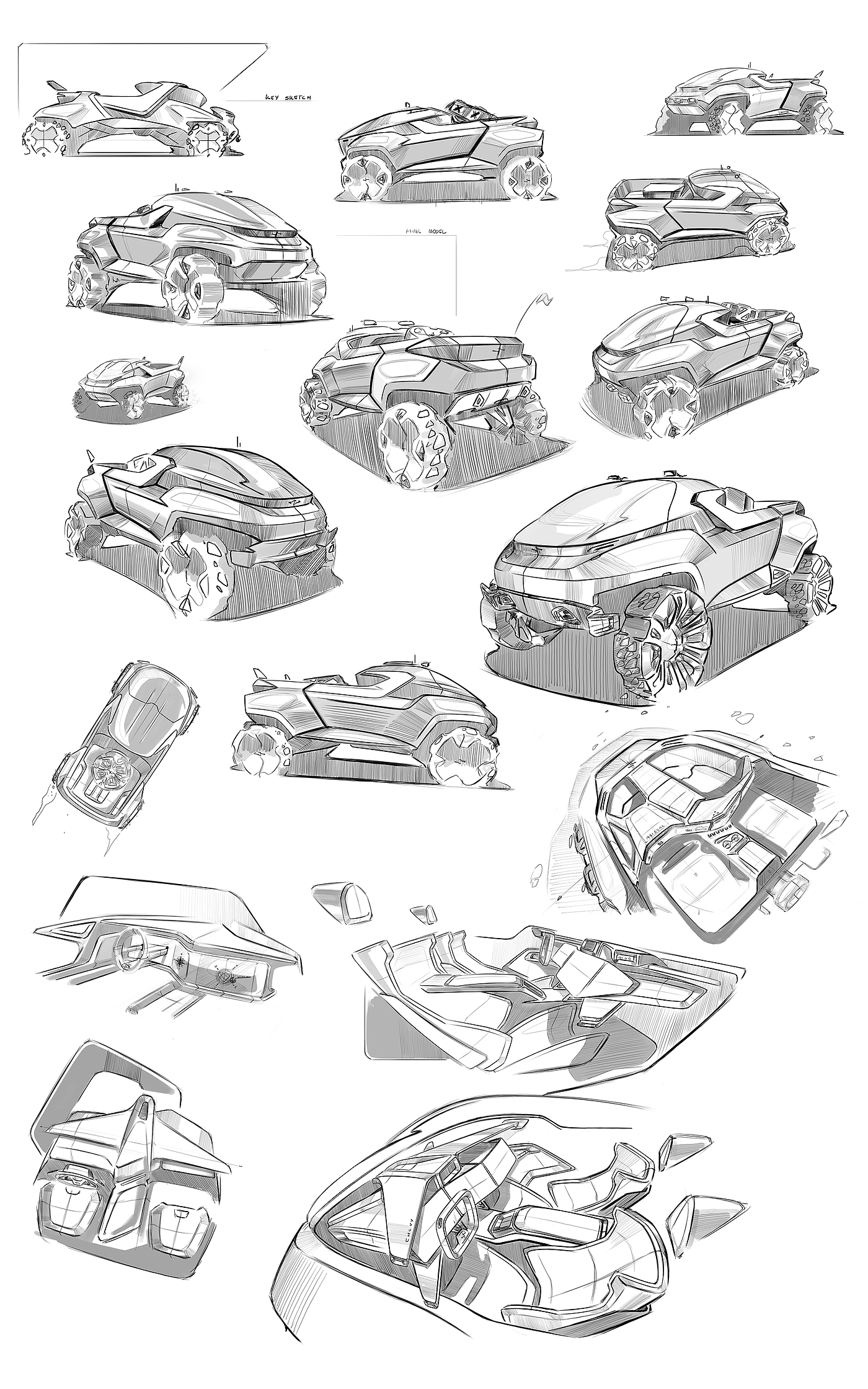 Automatic design，industrial design，illustration，Chevrolet deep sea，Chevrolet，automobile，