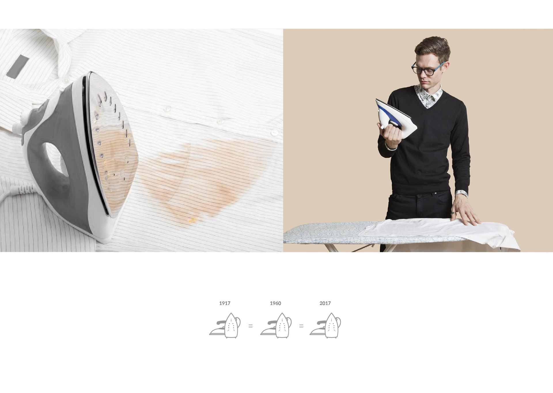 Pushirone，Simplicity，Design，security，Electric iron，