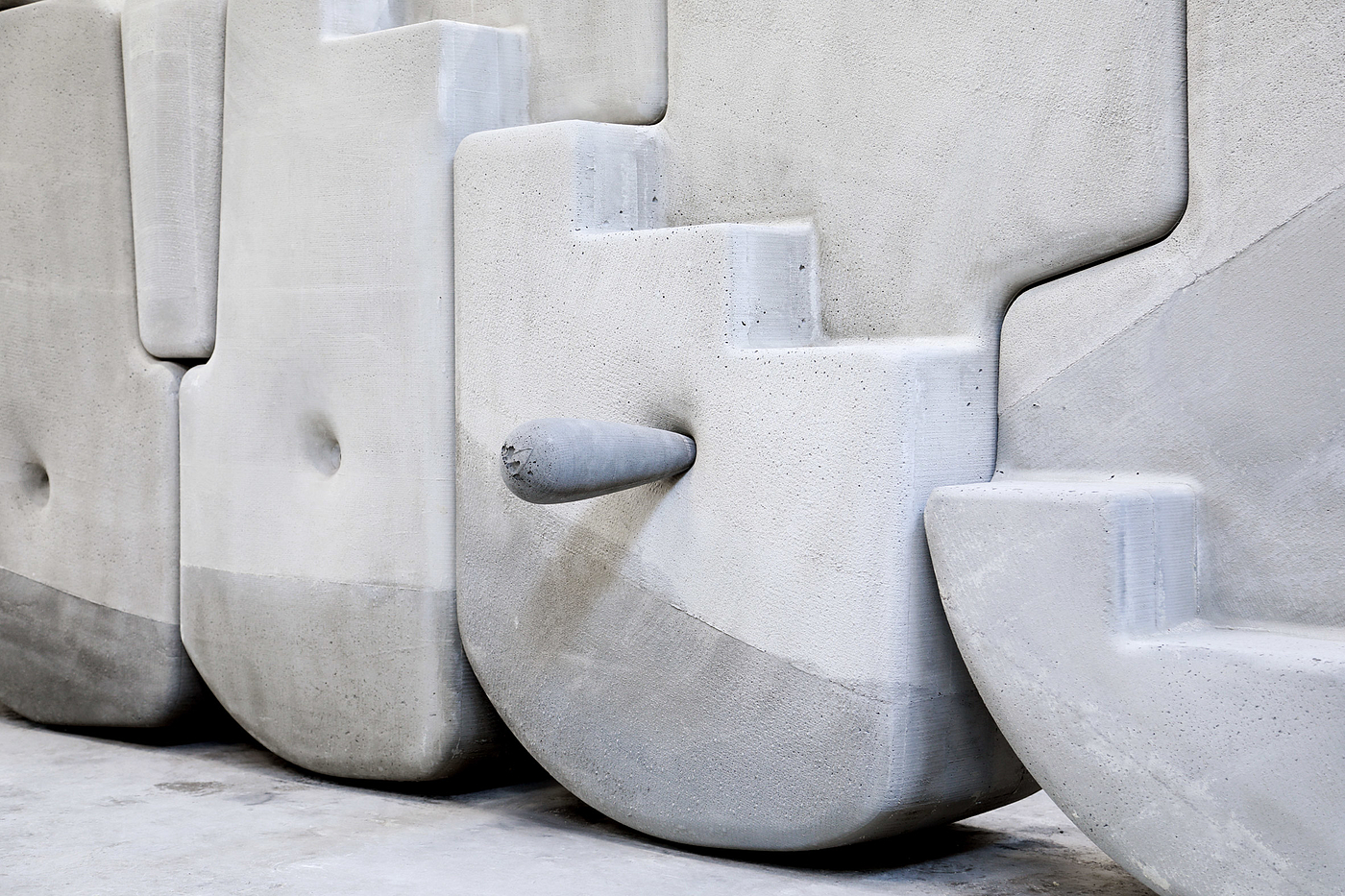 Matter Design，Boulder building，Design，Concrete sculpture，