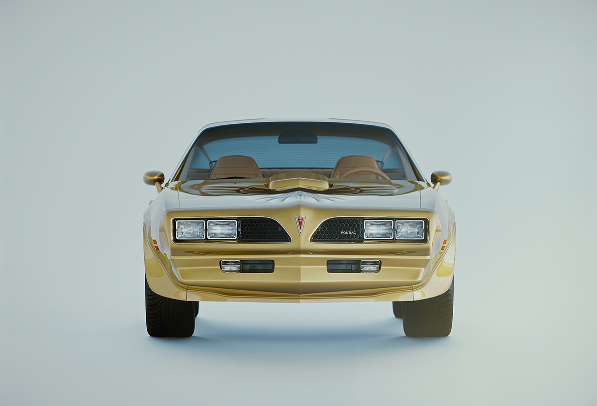 Pontiac Firebird，汽车设计，金属，