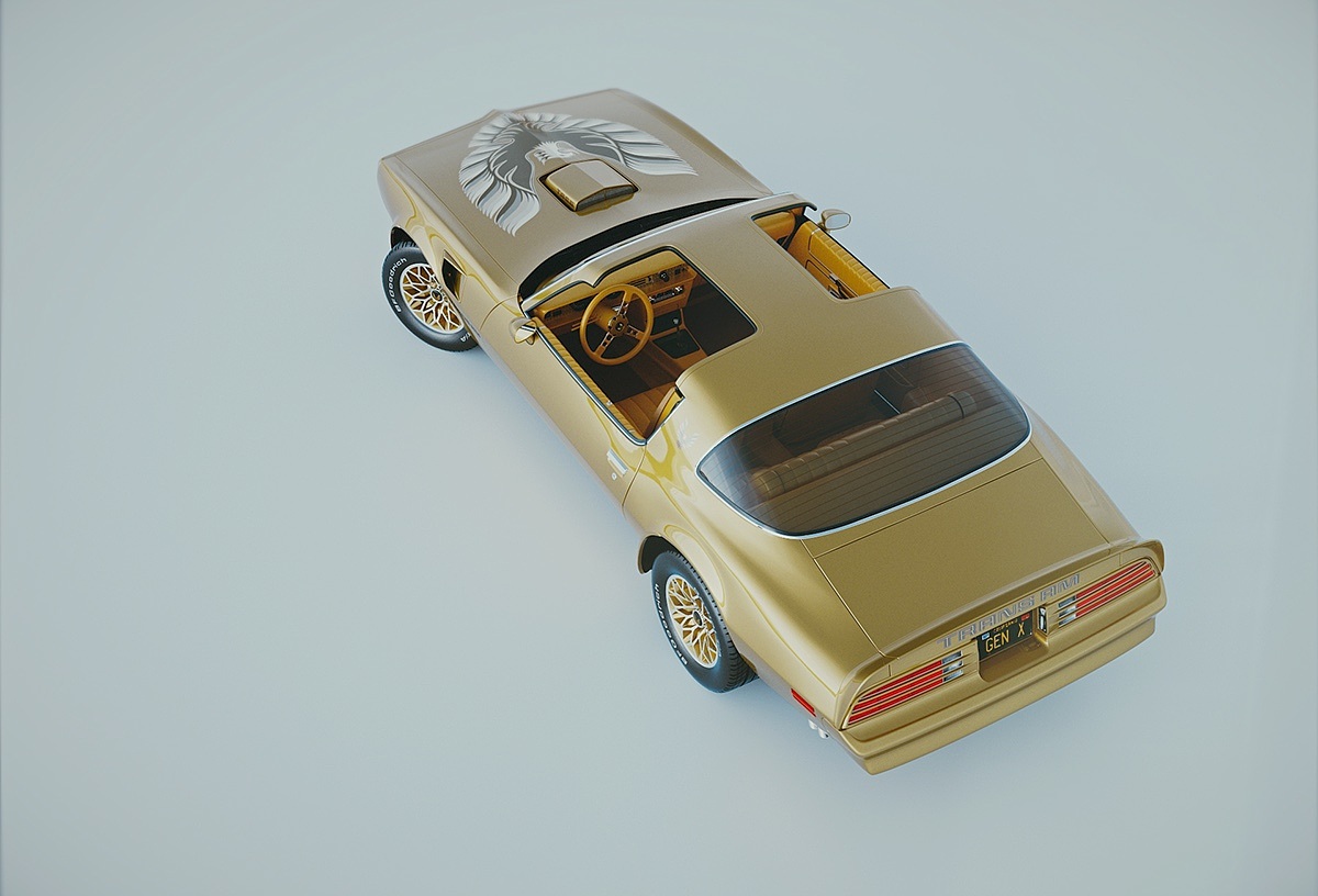 Pontiac Firebird，Automobile design，Metal，