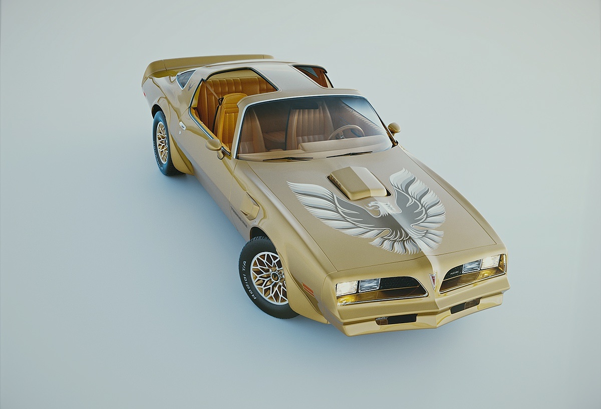 Pontiac Firebird，汽车设计，金属，