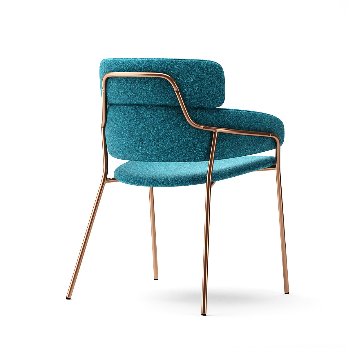 绿色，椅子设计，P Armchair，