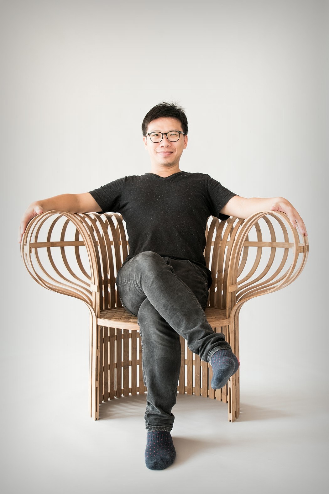 chair，furniture design ，Indigo Dyed Chairn，