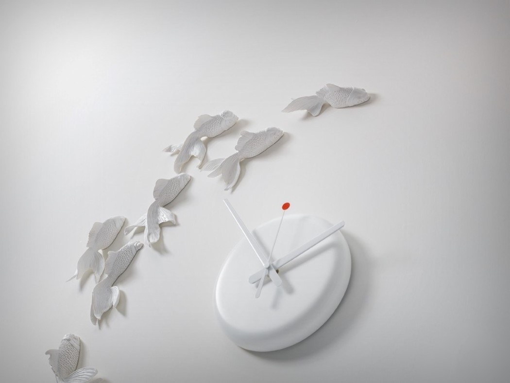 Clock，white，ornament，