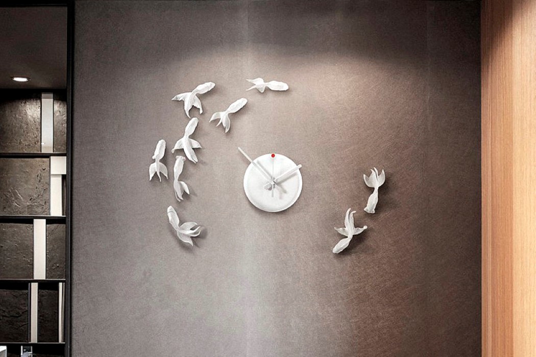 Clock，white，ornament，