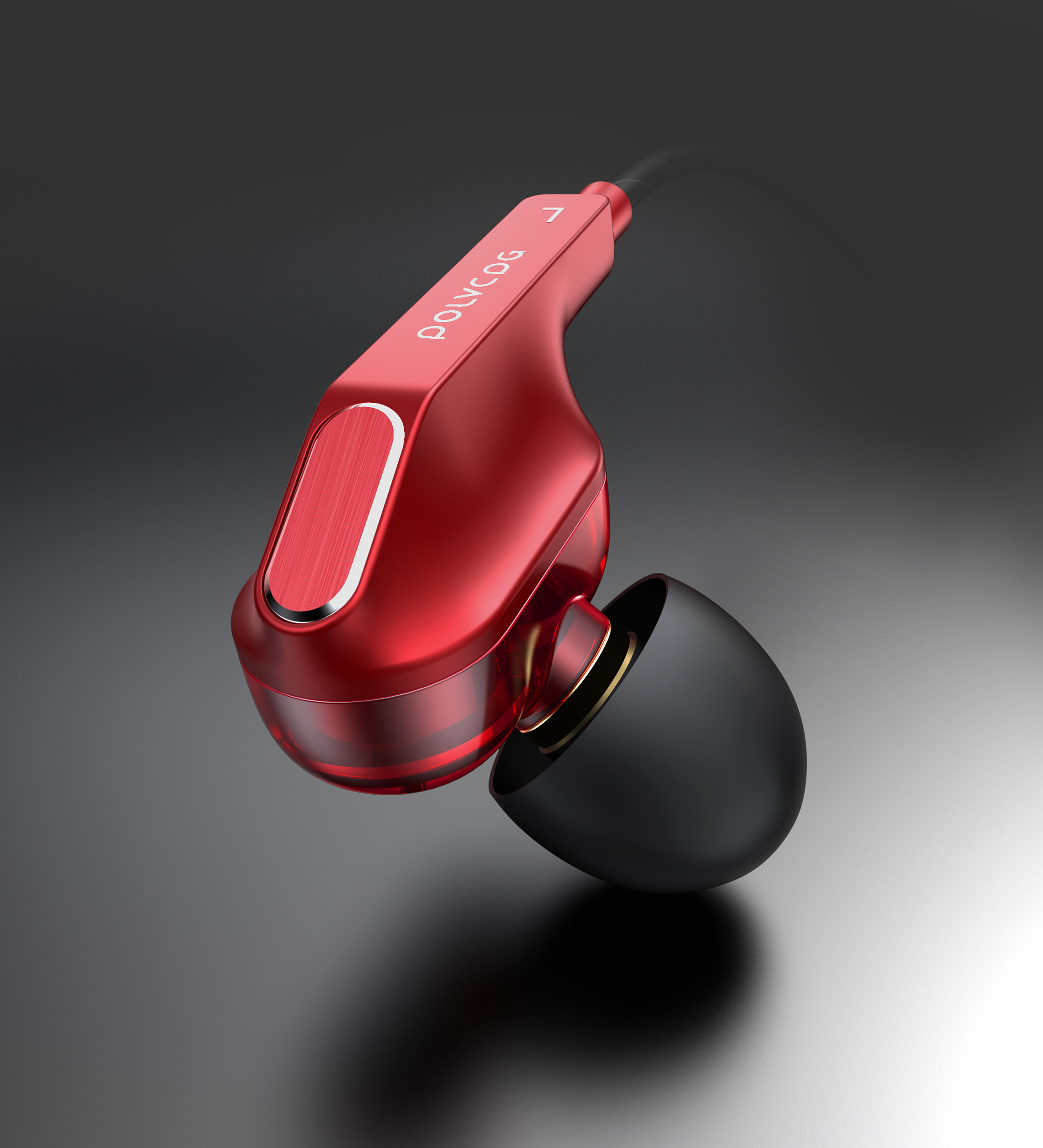Industrial products / earphone rendering，