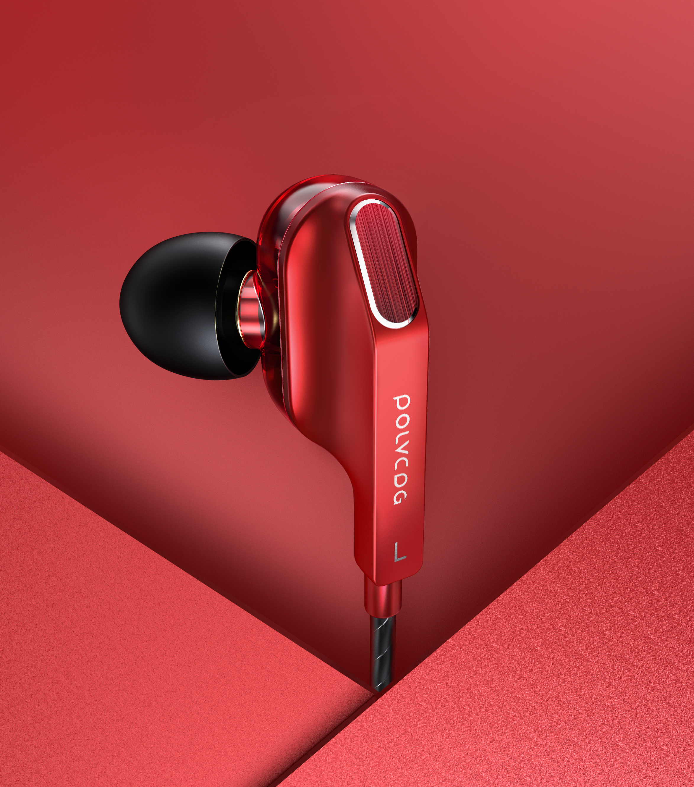 Industrial products / earphone rendering，