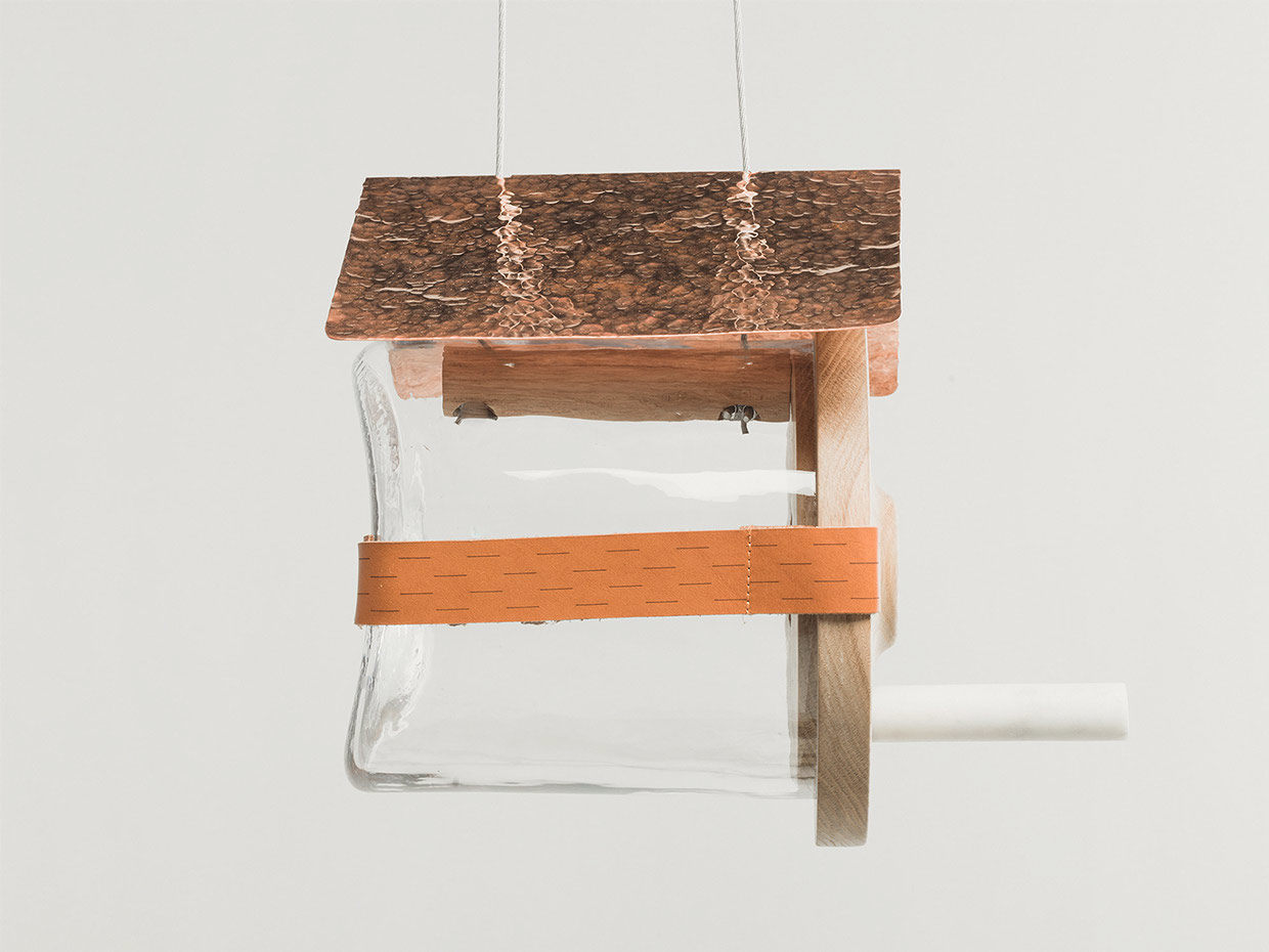 Bird house，Home Furnishing，Glass，wood，Simplicity，