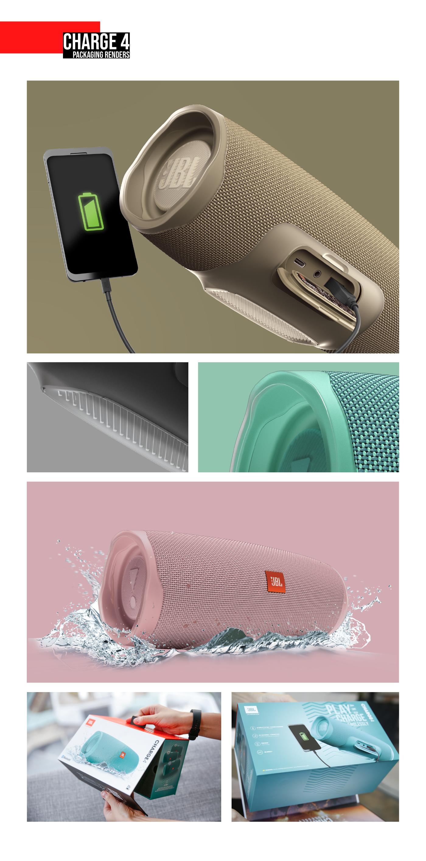 portable battery，Digital art，packing，Invisible power bank，